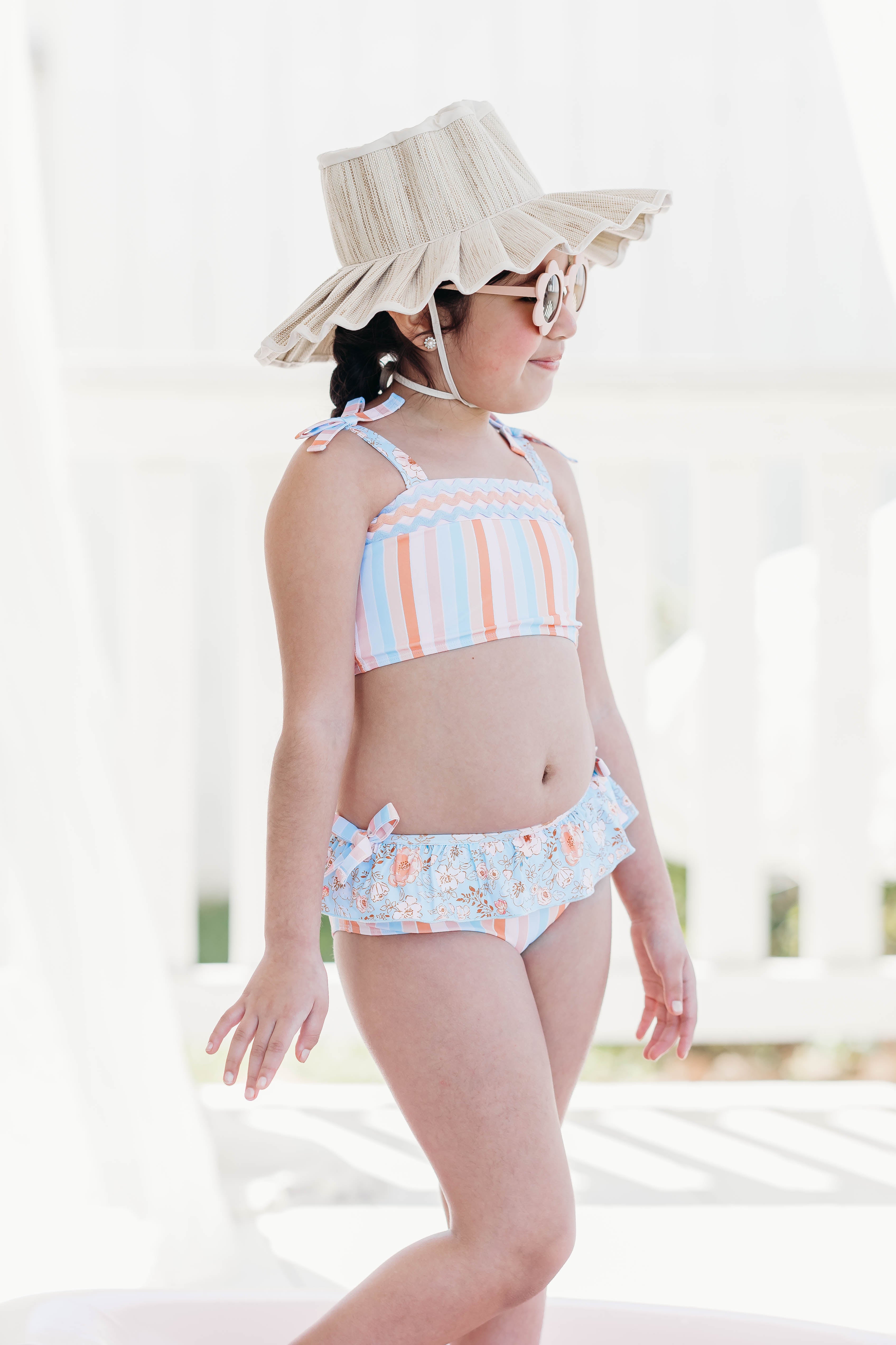 Bexley Swimsuit - Tangerine Tides (Pre-Order)