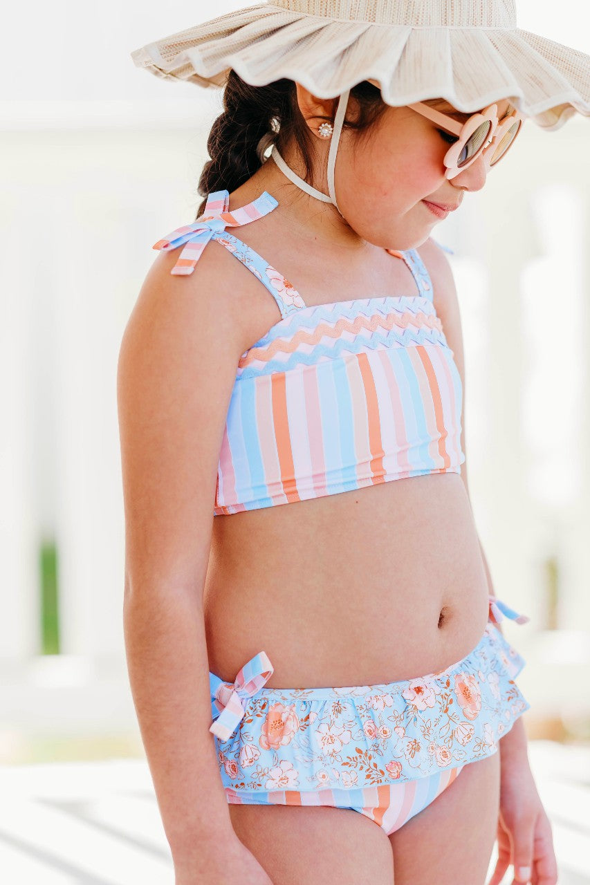 Bexley Swimsuit - Tangerine Tides (Pre-Order)