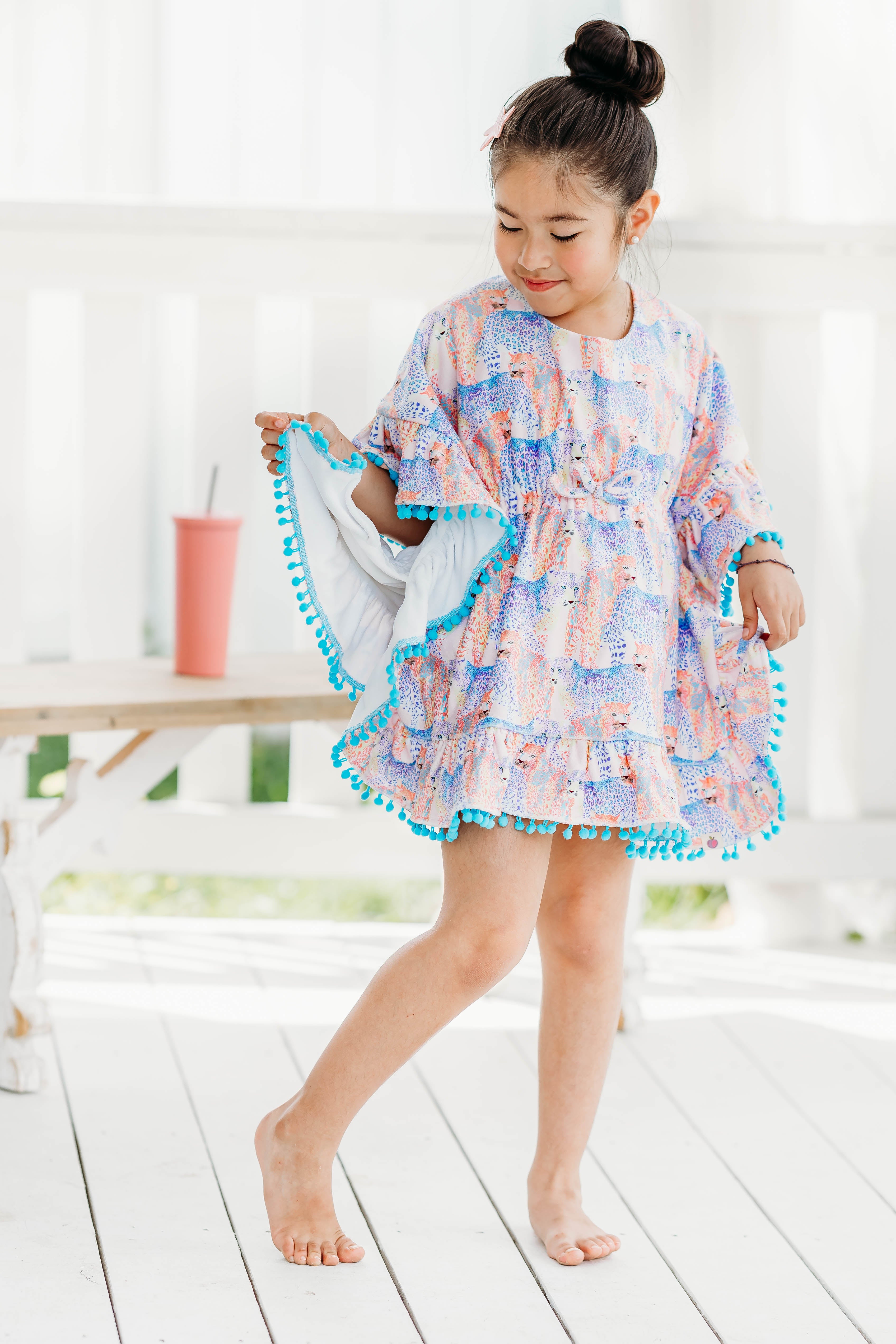 Ruffle Swim Cover - Wild One