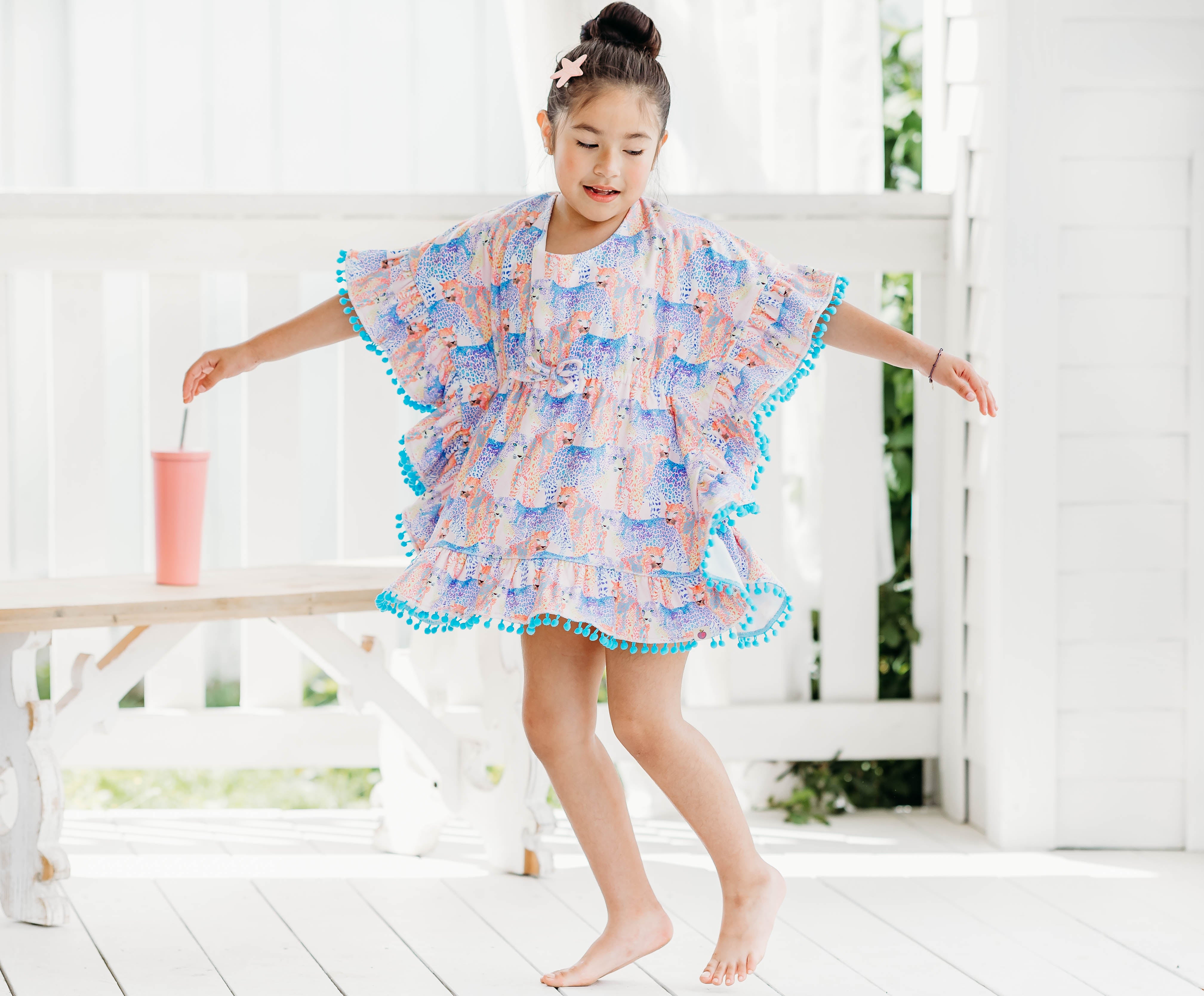 Ruffle Swim Cover - Wild One