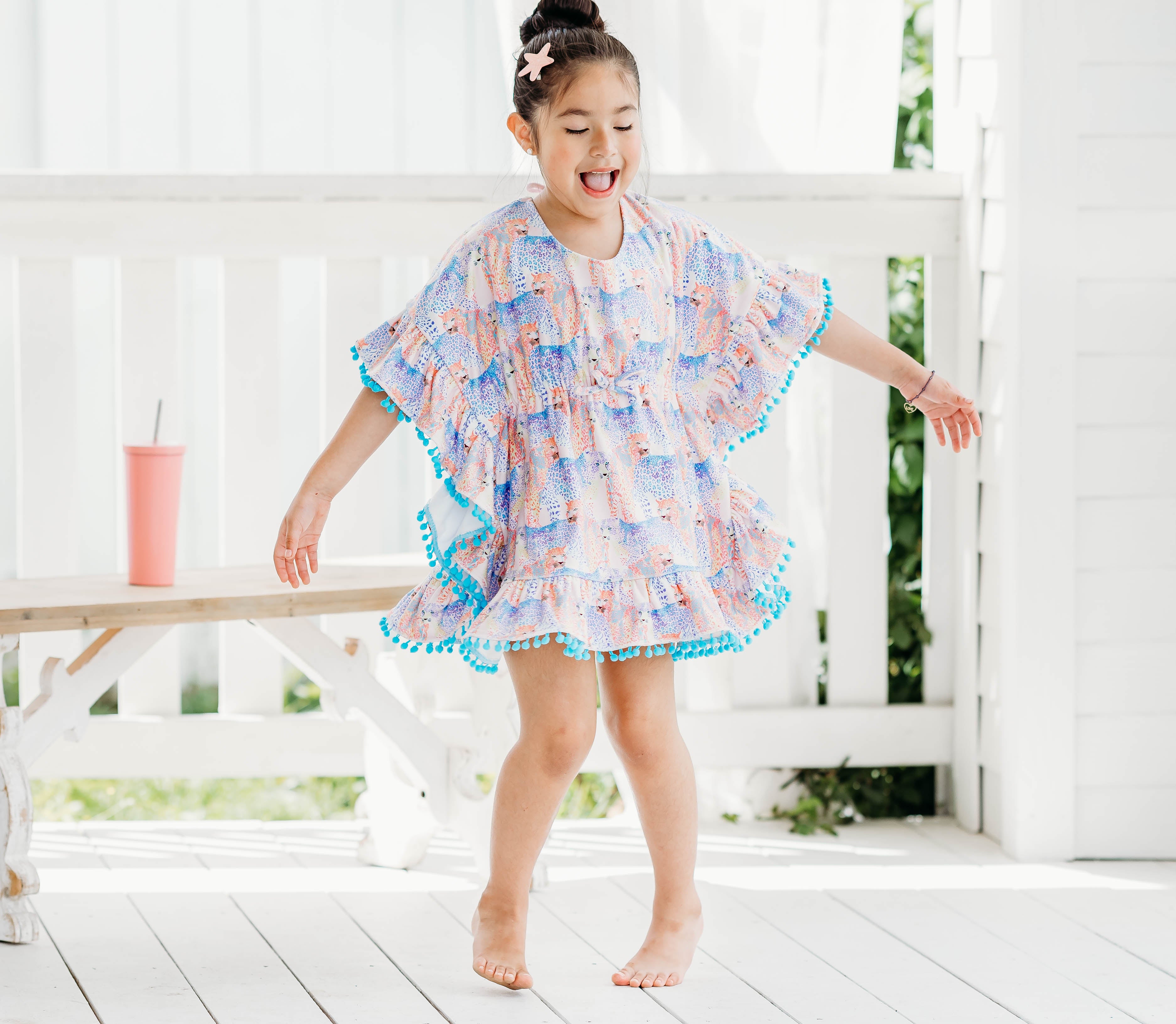 Ruffle Swim Cover - Wild One