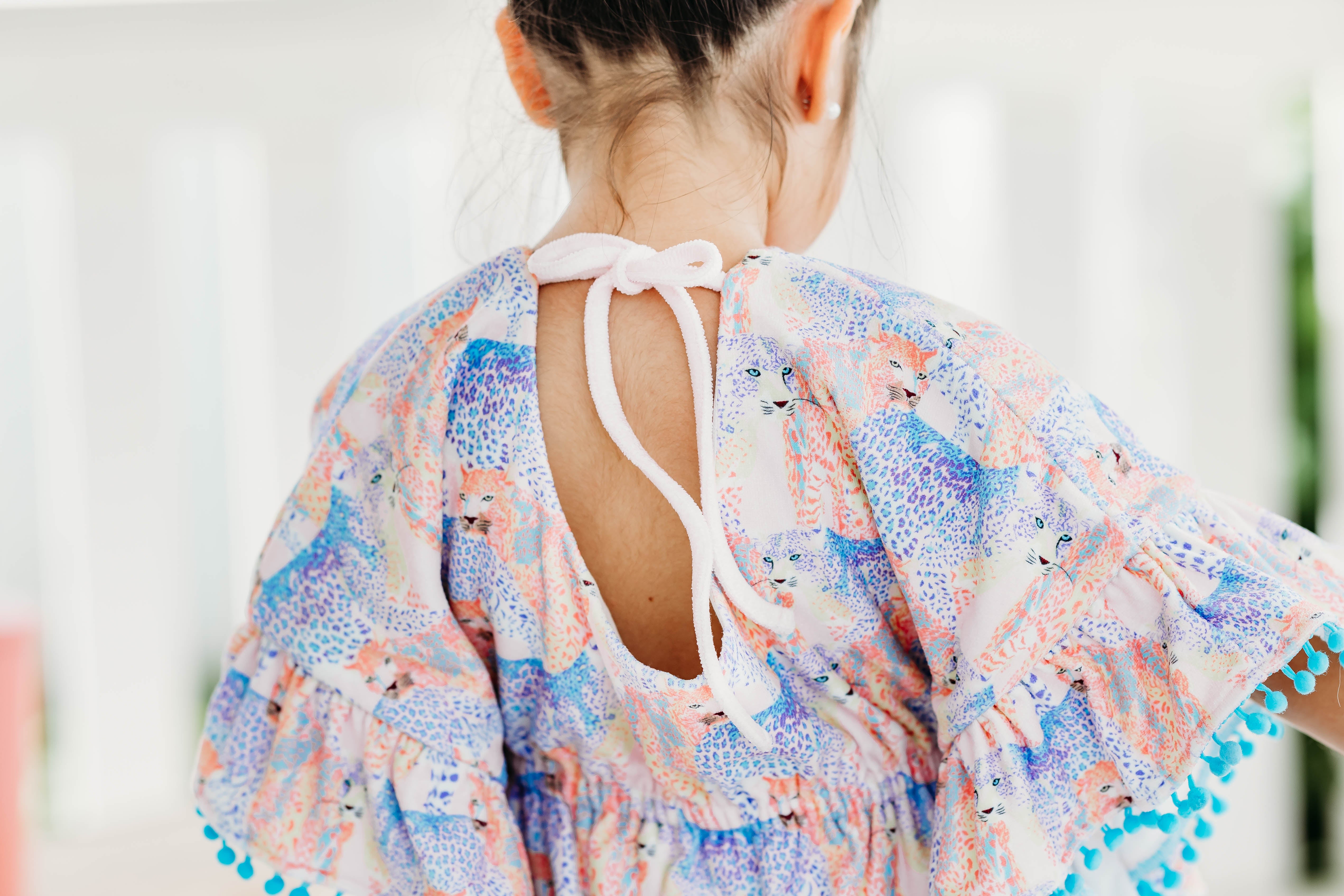 Ruffle Swim Cover - Wild One