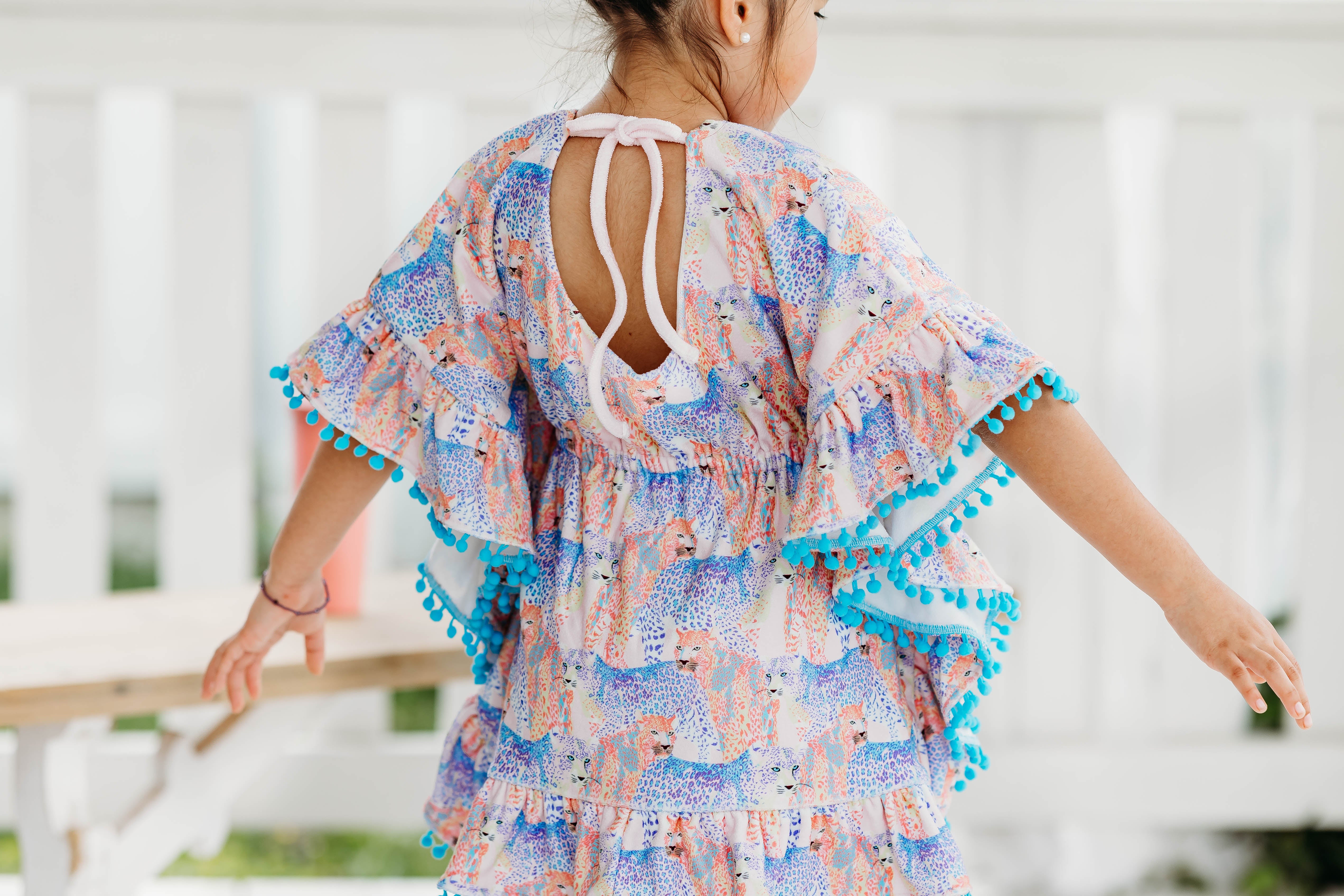 Ruffle Swim Cover - Wild One