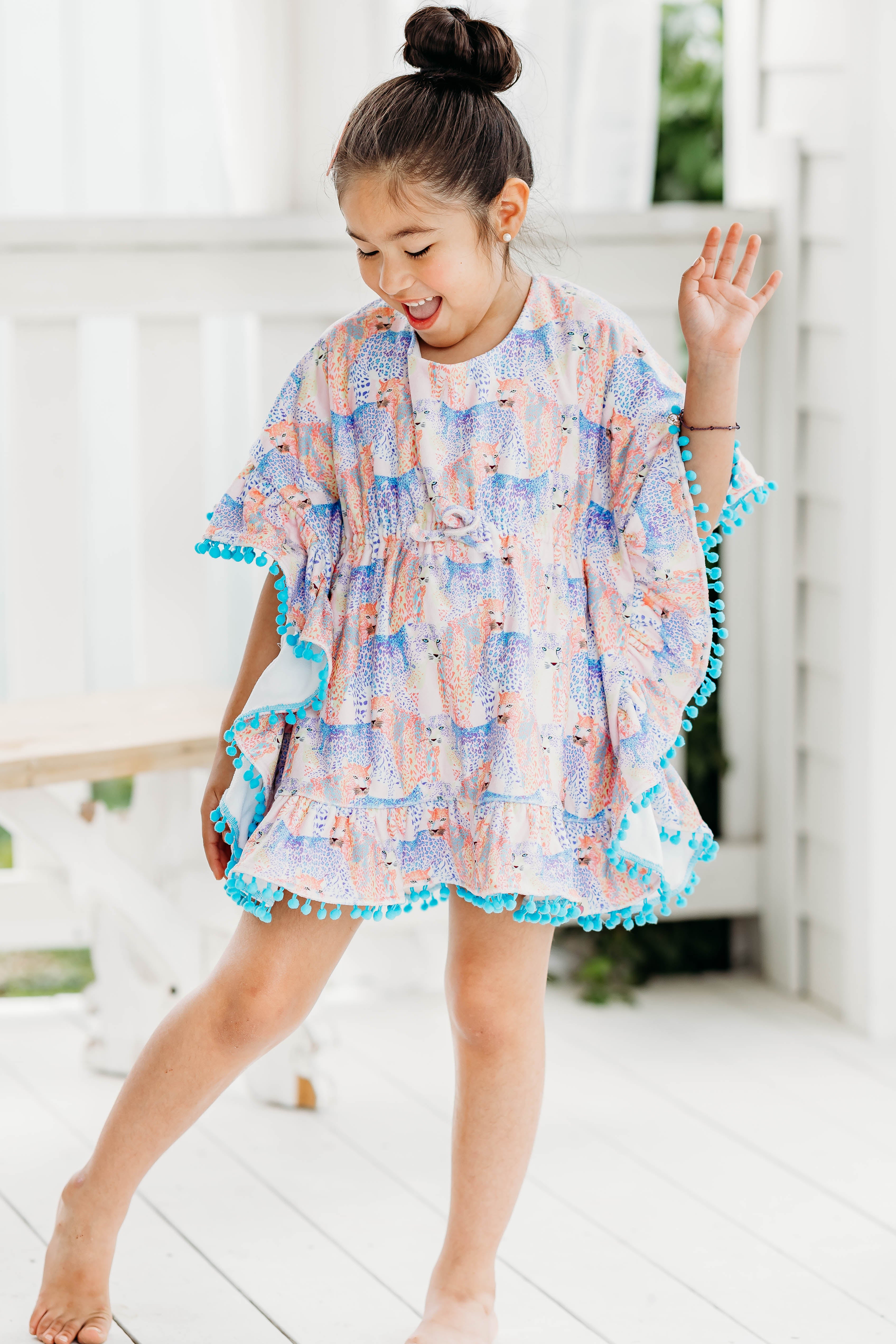 Ruffle Swim Cover - Wild One