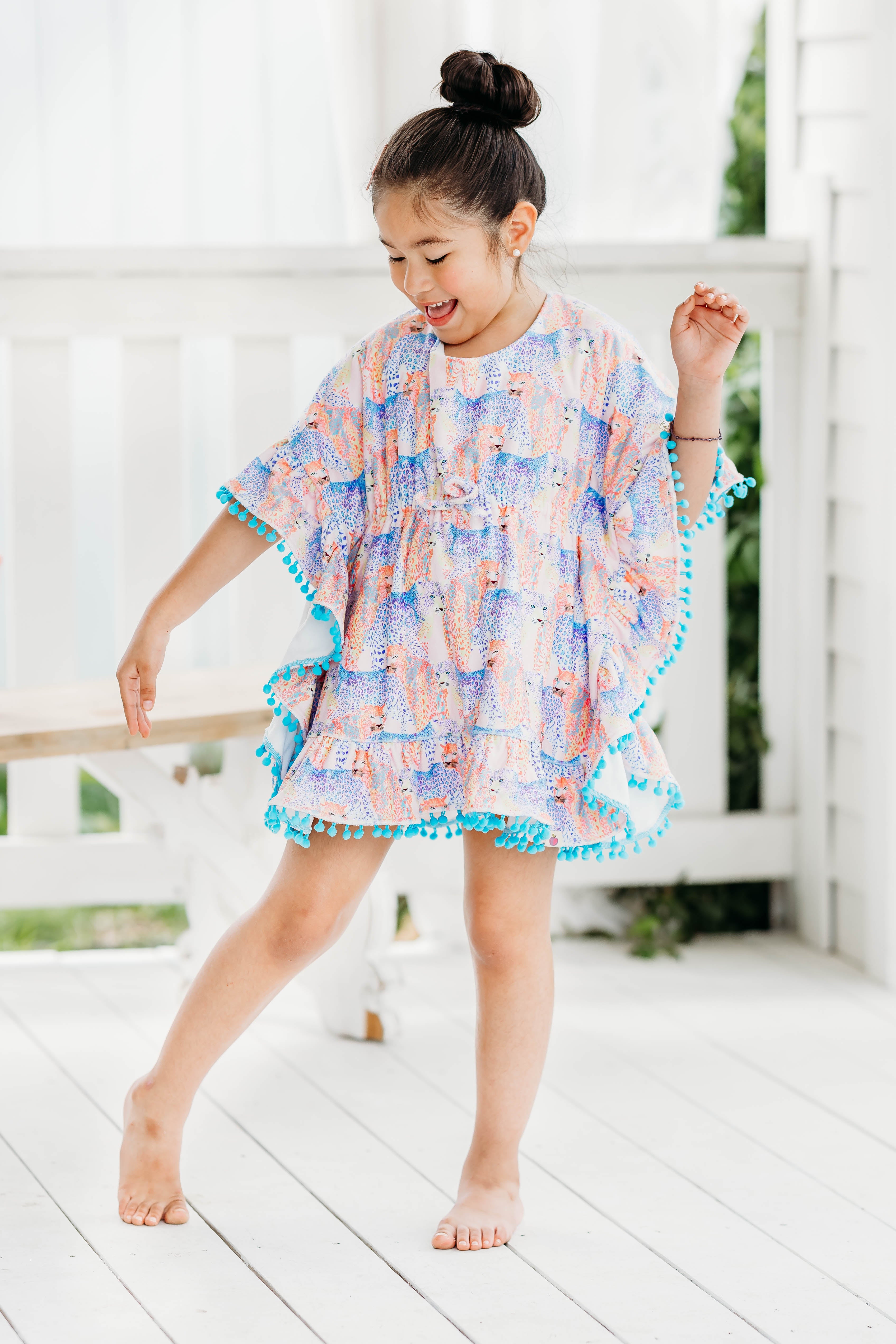 Ruffle Swim Cover - Wild One