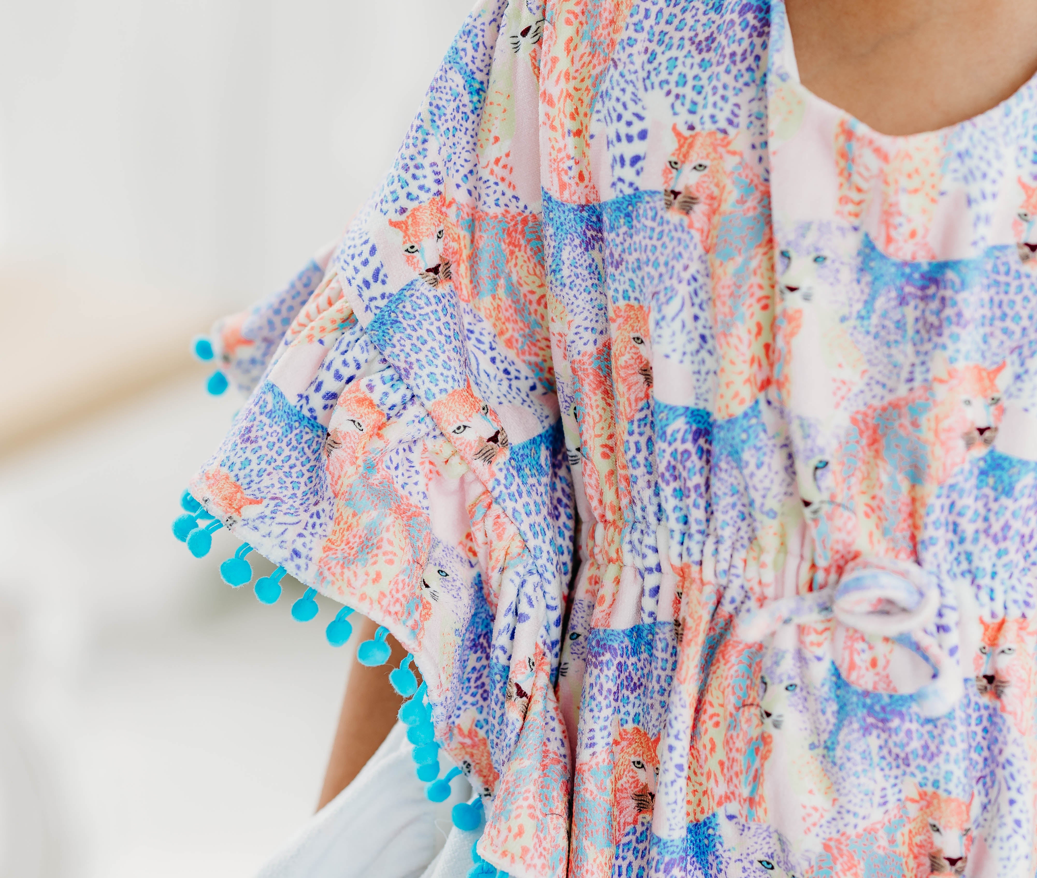 Ruffle Swim Cover - Wild One