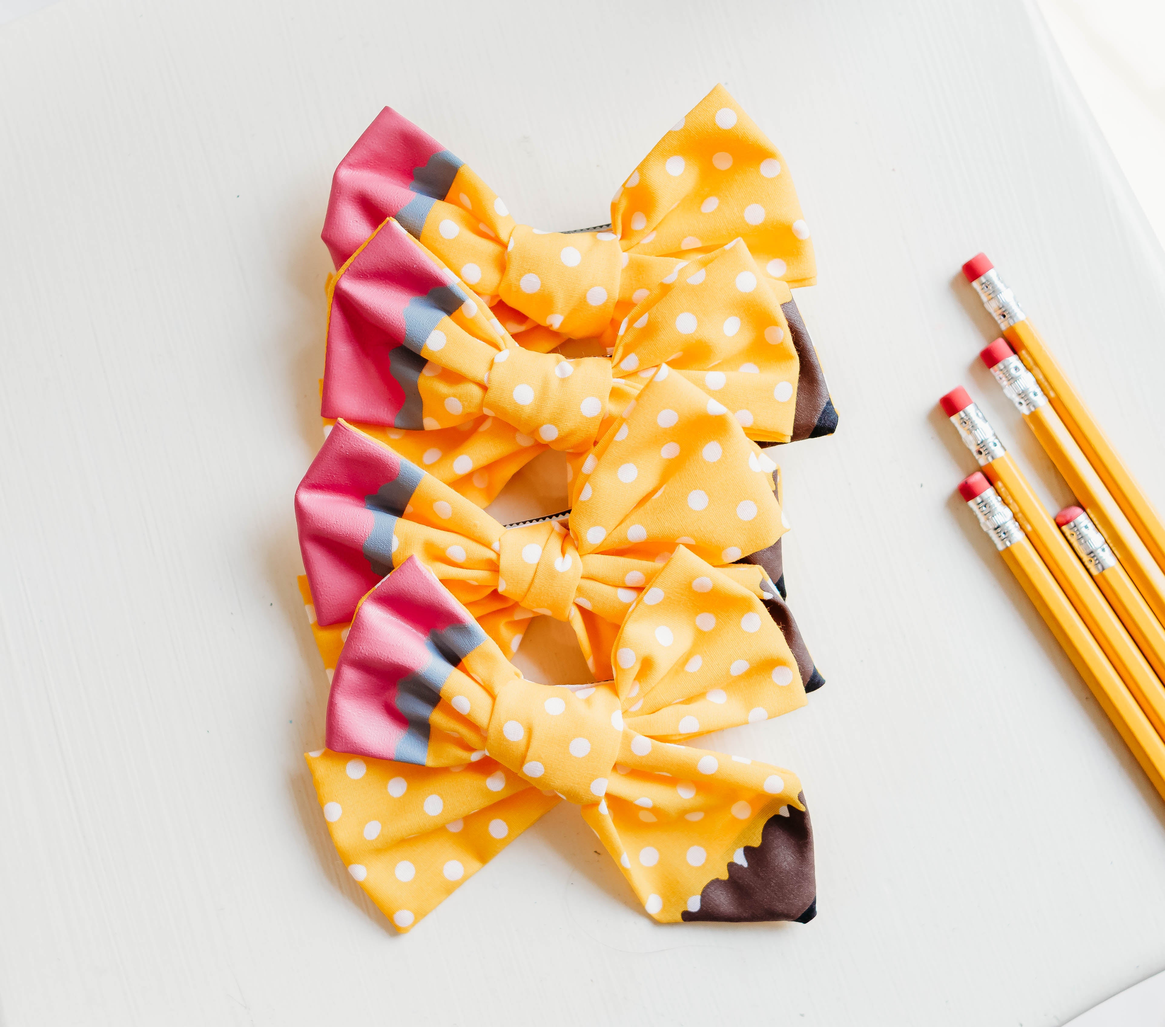Sweet Scribble Hair Bow