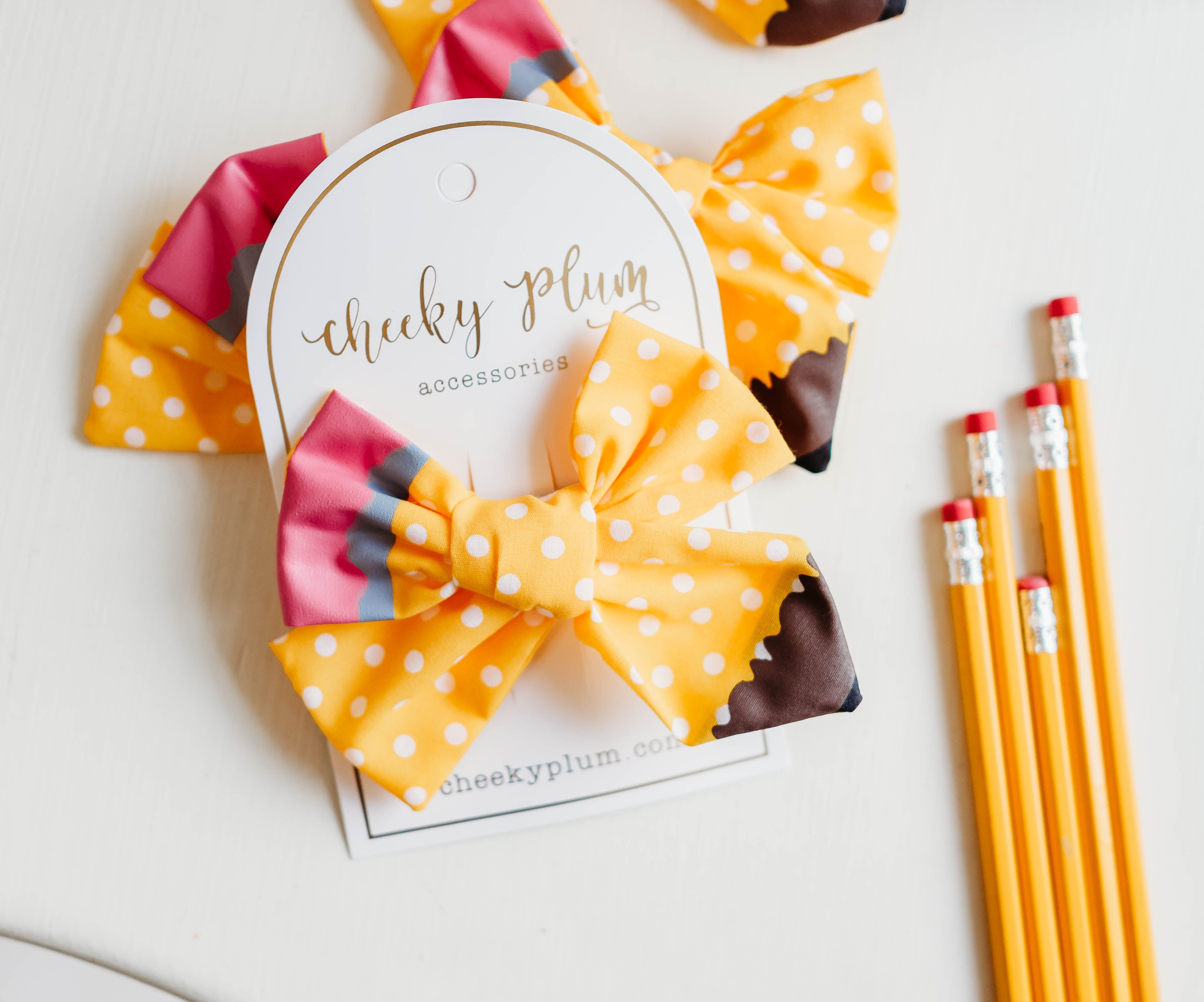Sweet Scribble Hair Bow