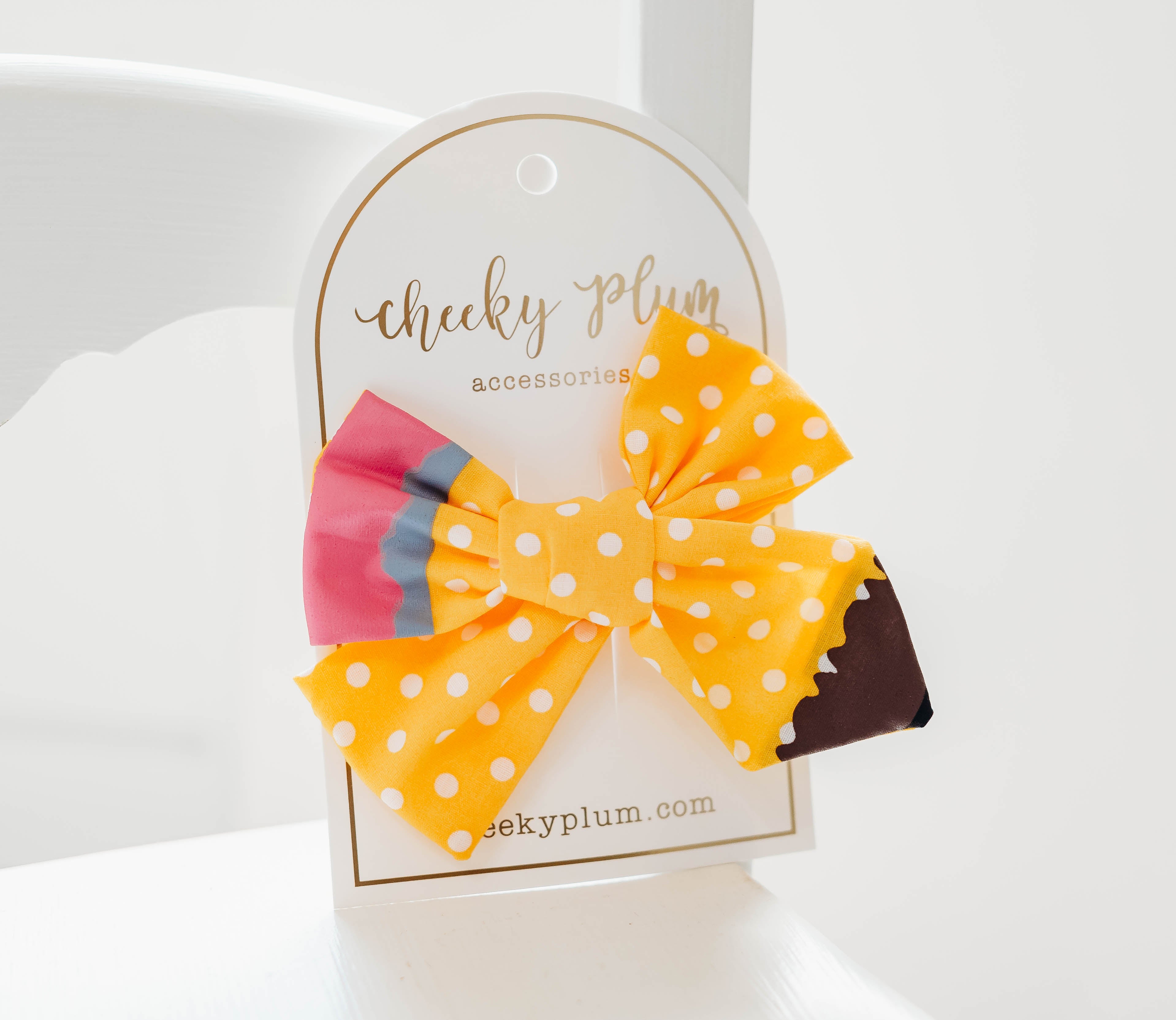 Sweet Scribble Hair Bow