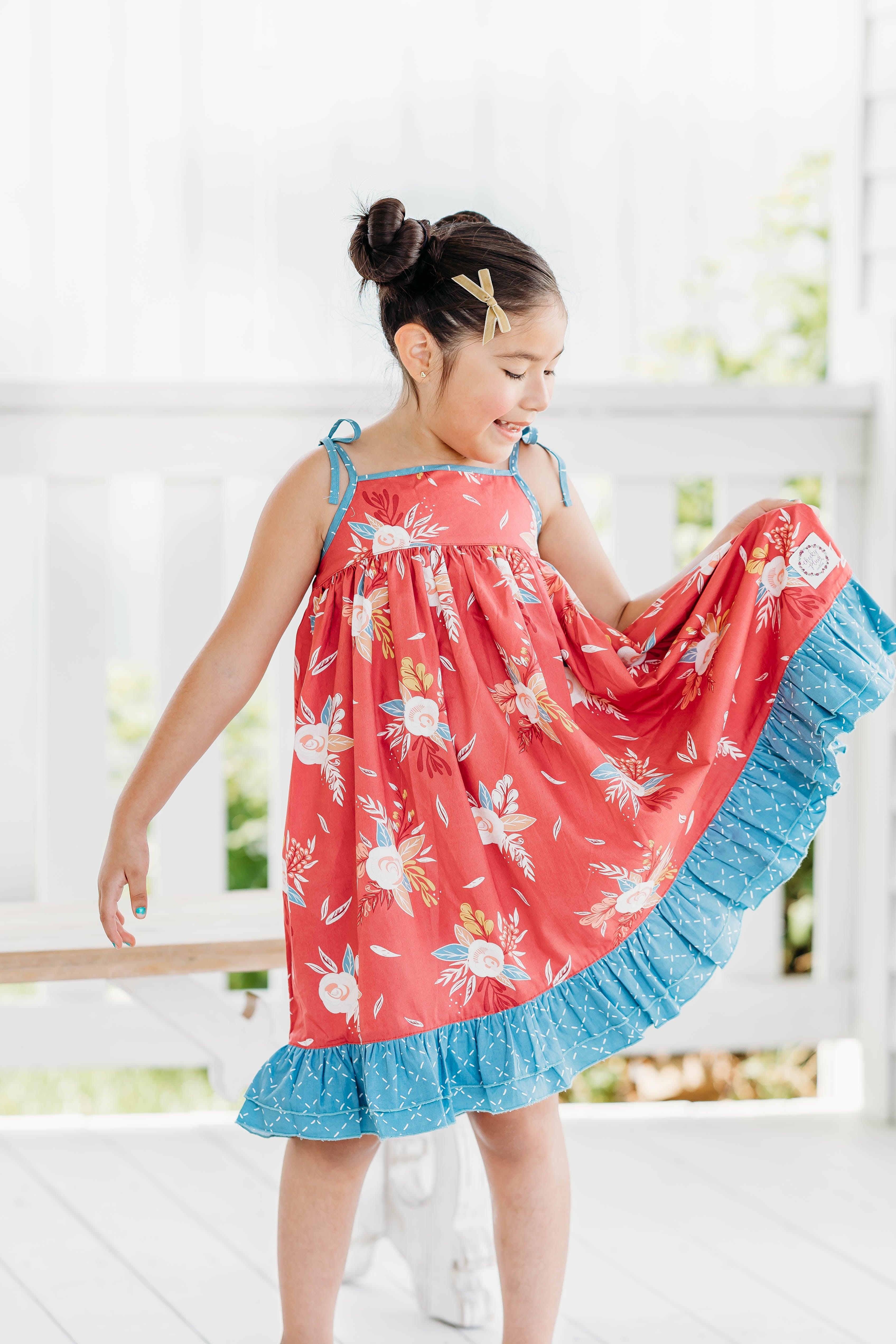 Stella Dress - Rosewood (Final Sale)