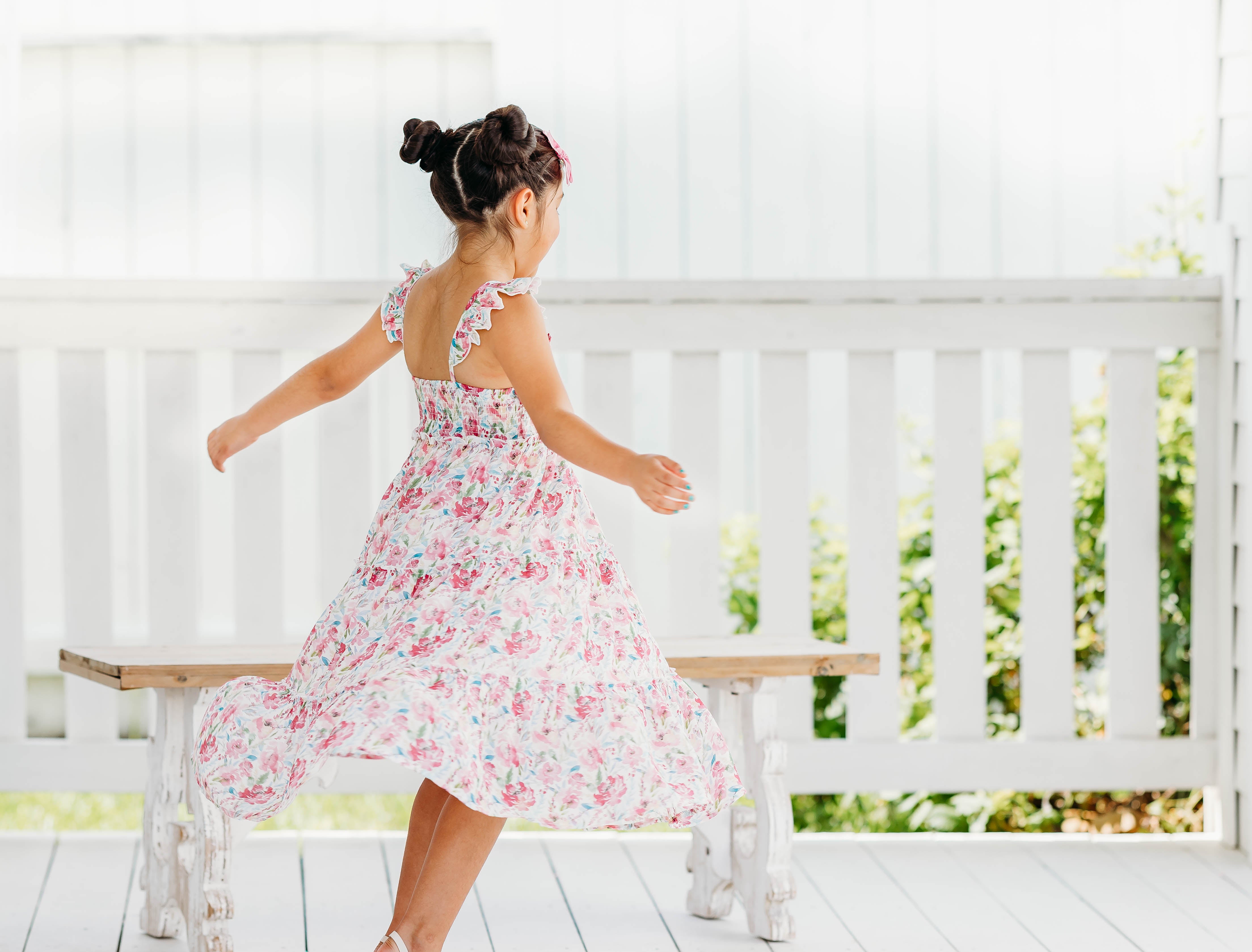 Fiona Maxi Dress - Sakura Blossom