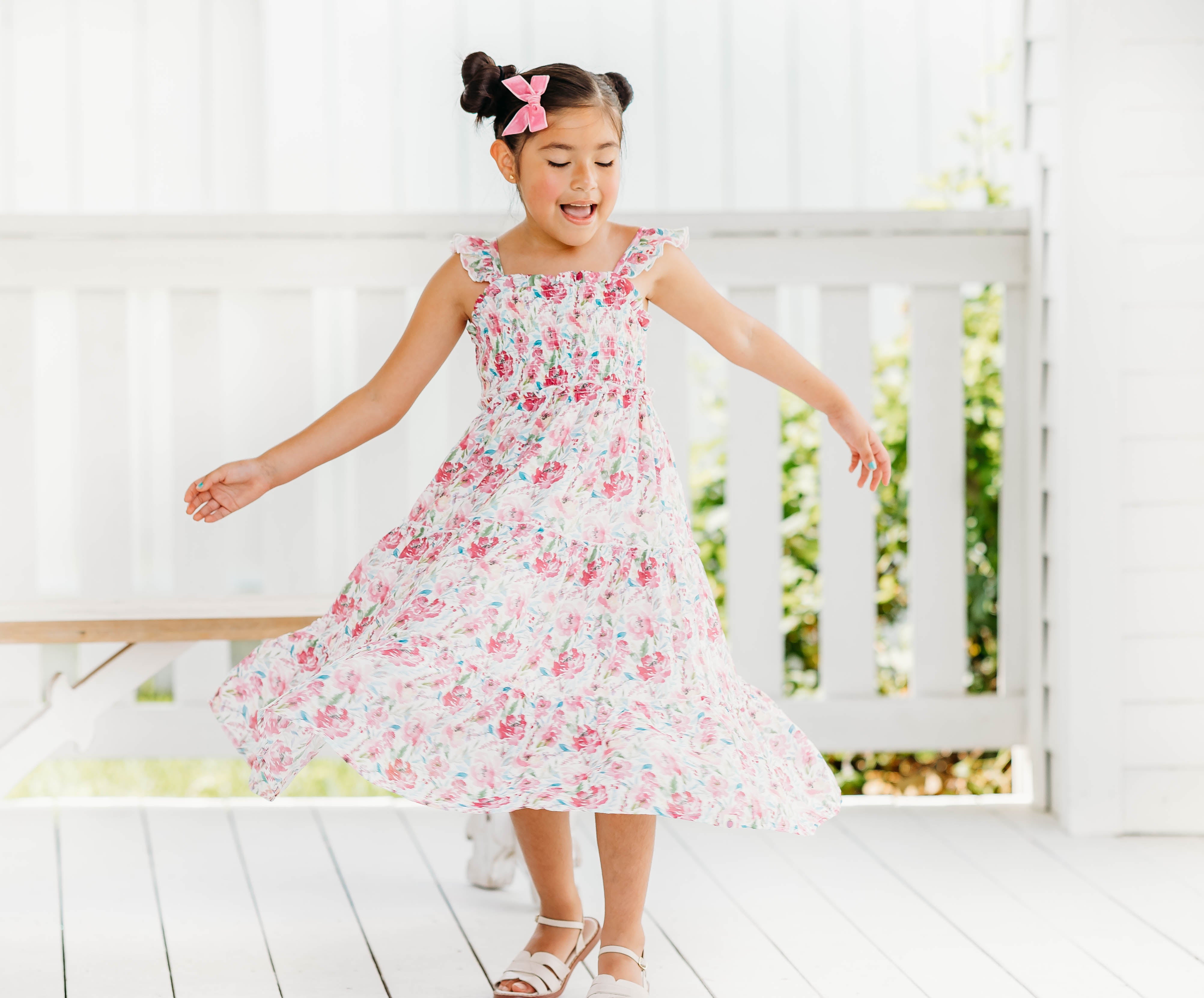 Fiona Maxi Dress - Sakura Blossom