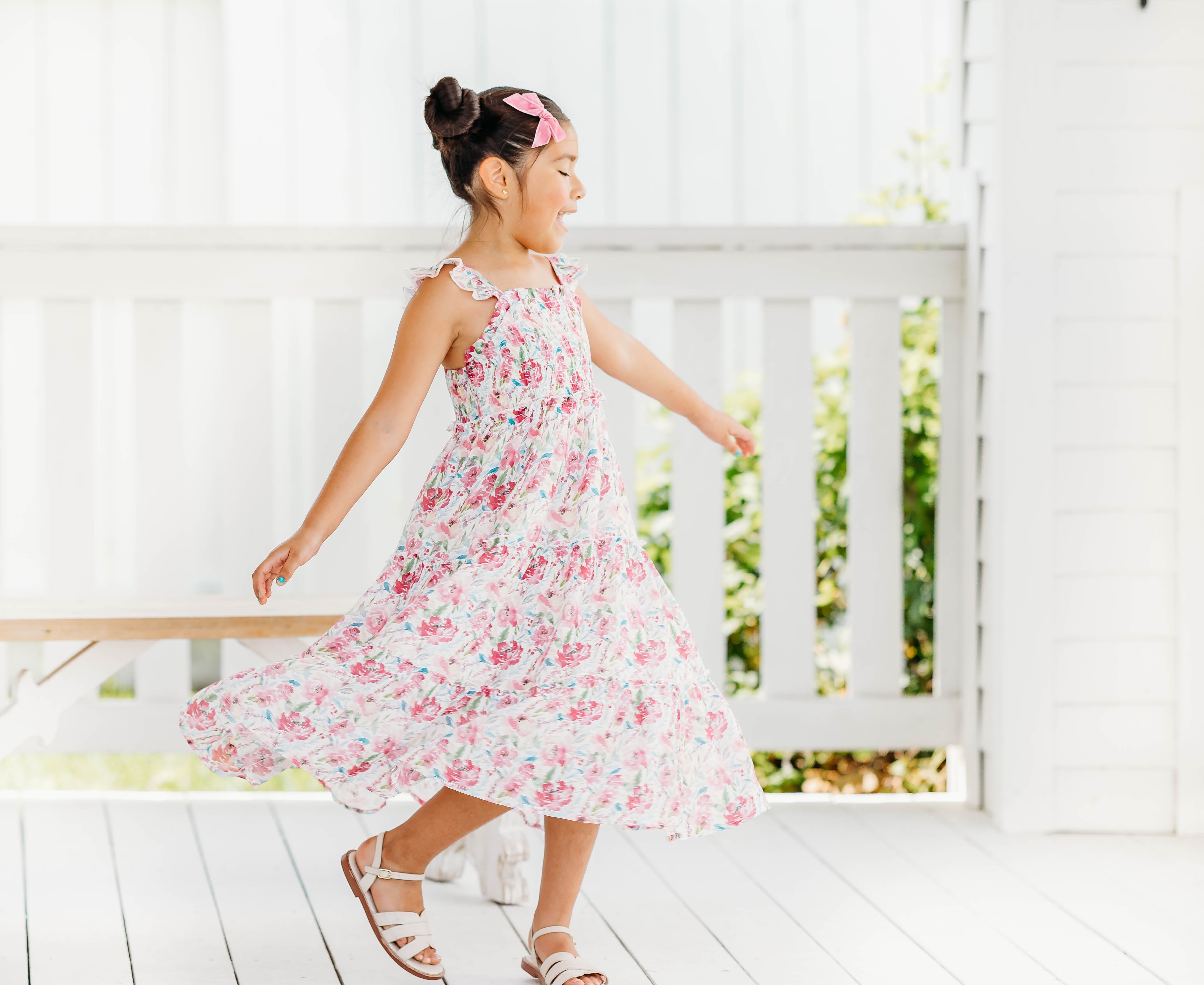 Fiona Maxi Dress - Sakura Blossom