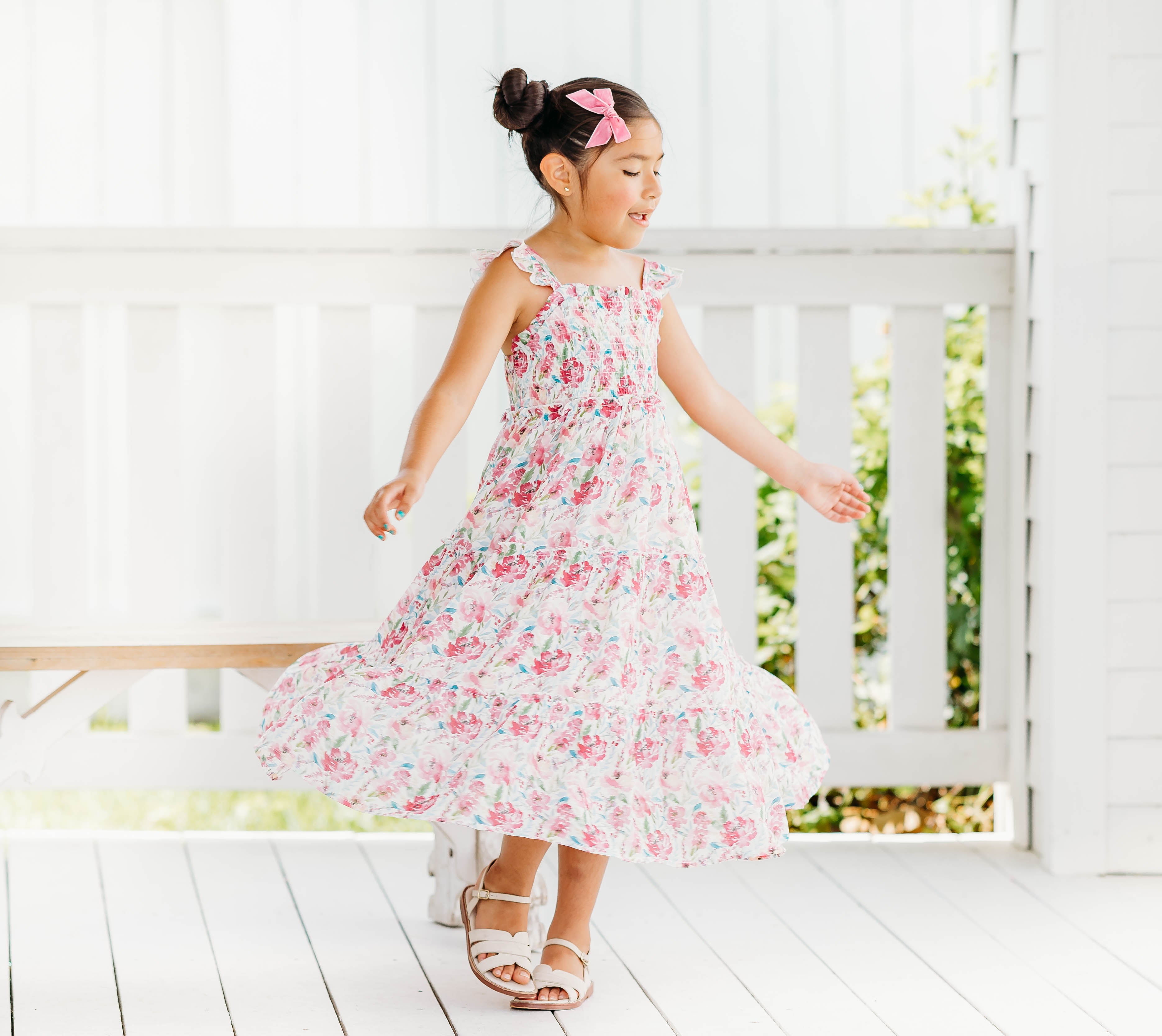 Fiona Maxi Dress - Sakura Blossom