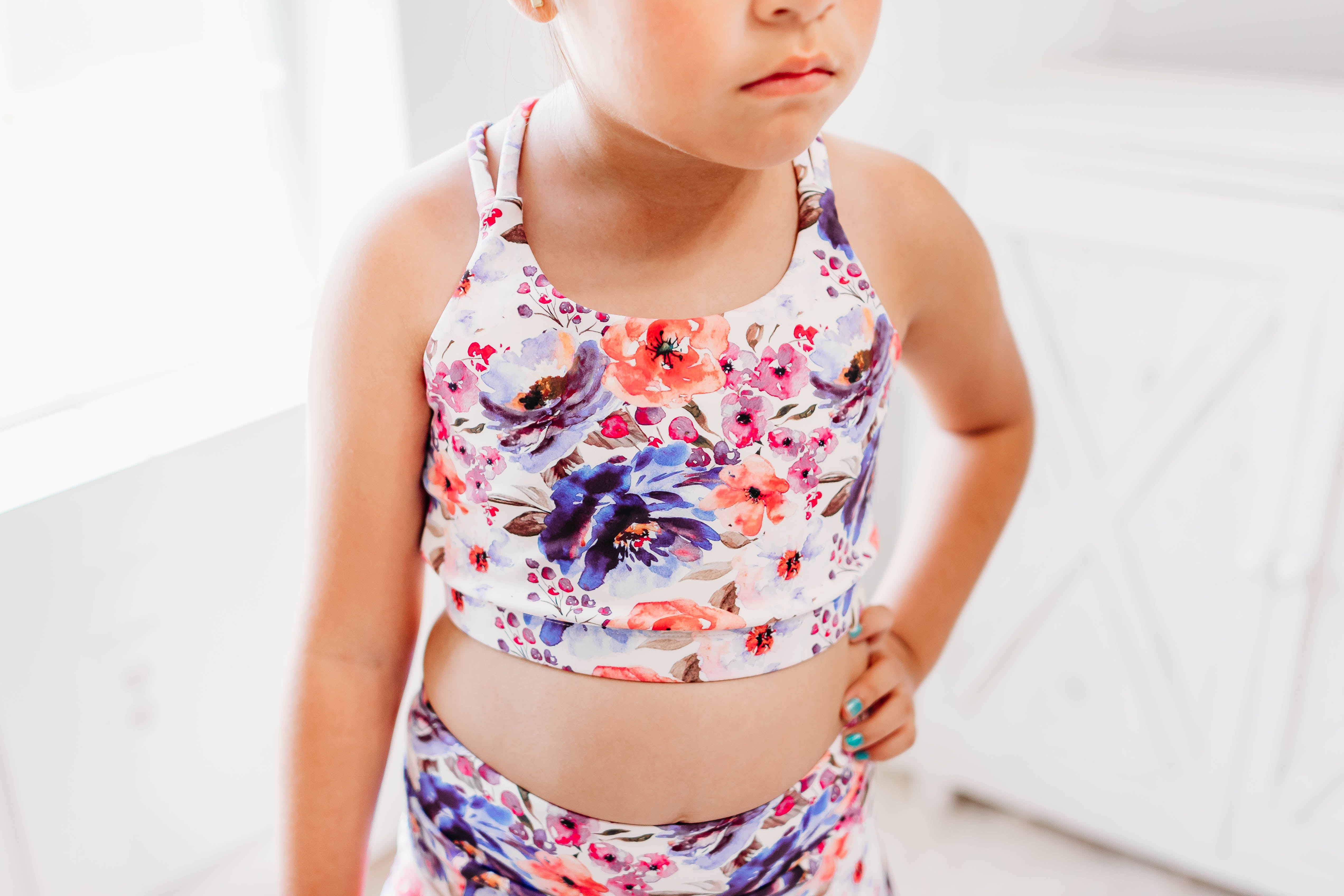 Active Crop Top - Razzle Dazzle (Runs Small)