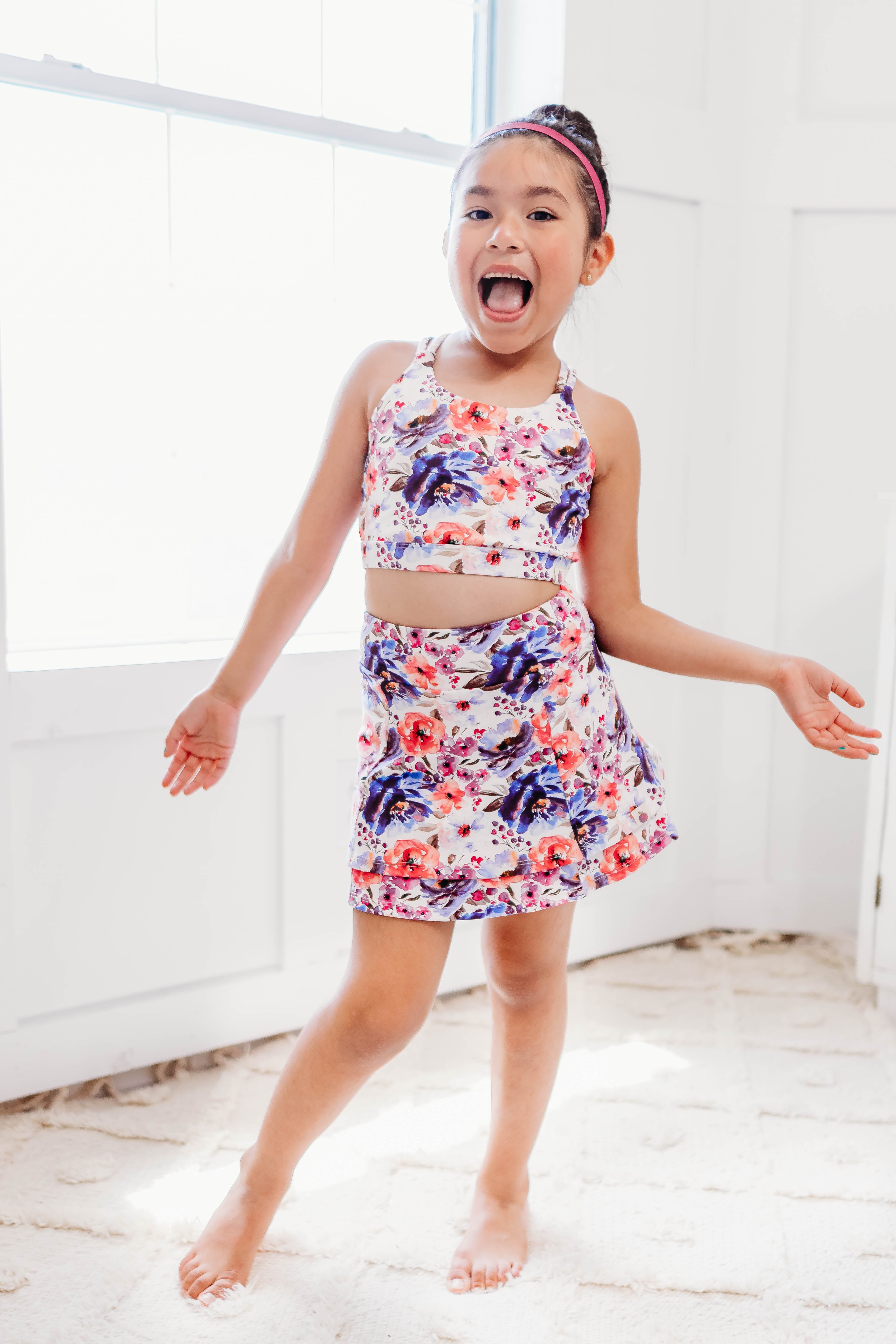 Active Crop Top - Razzle Dazzle (Runs Small)