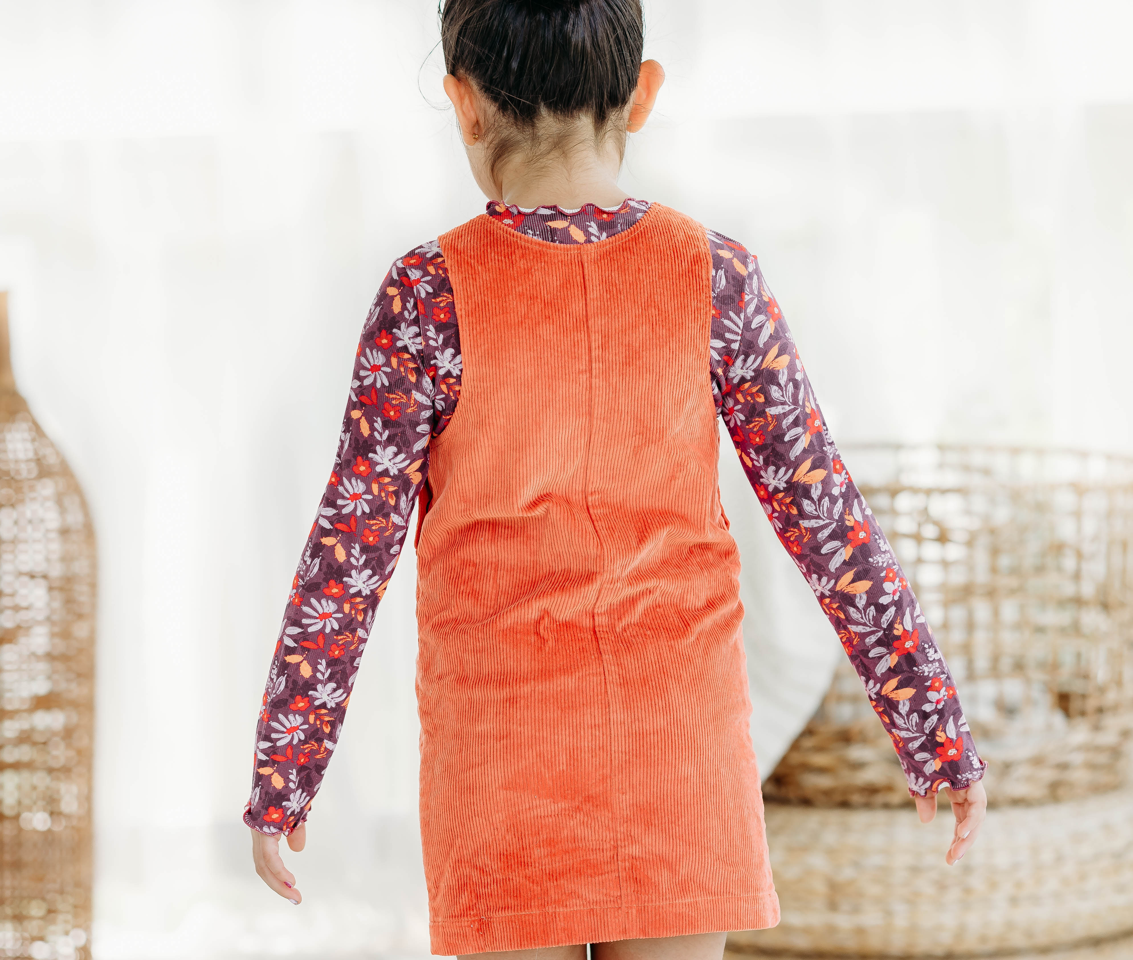 Parker Corduroy Jumper Set - Violet Ember