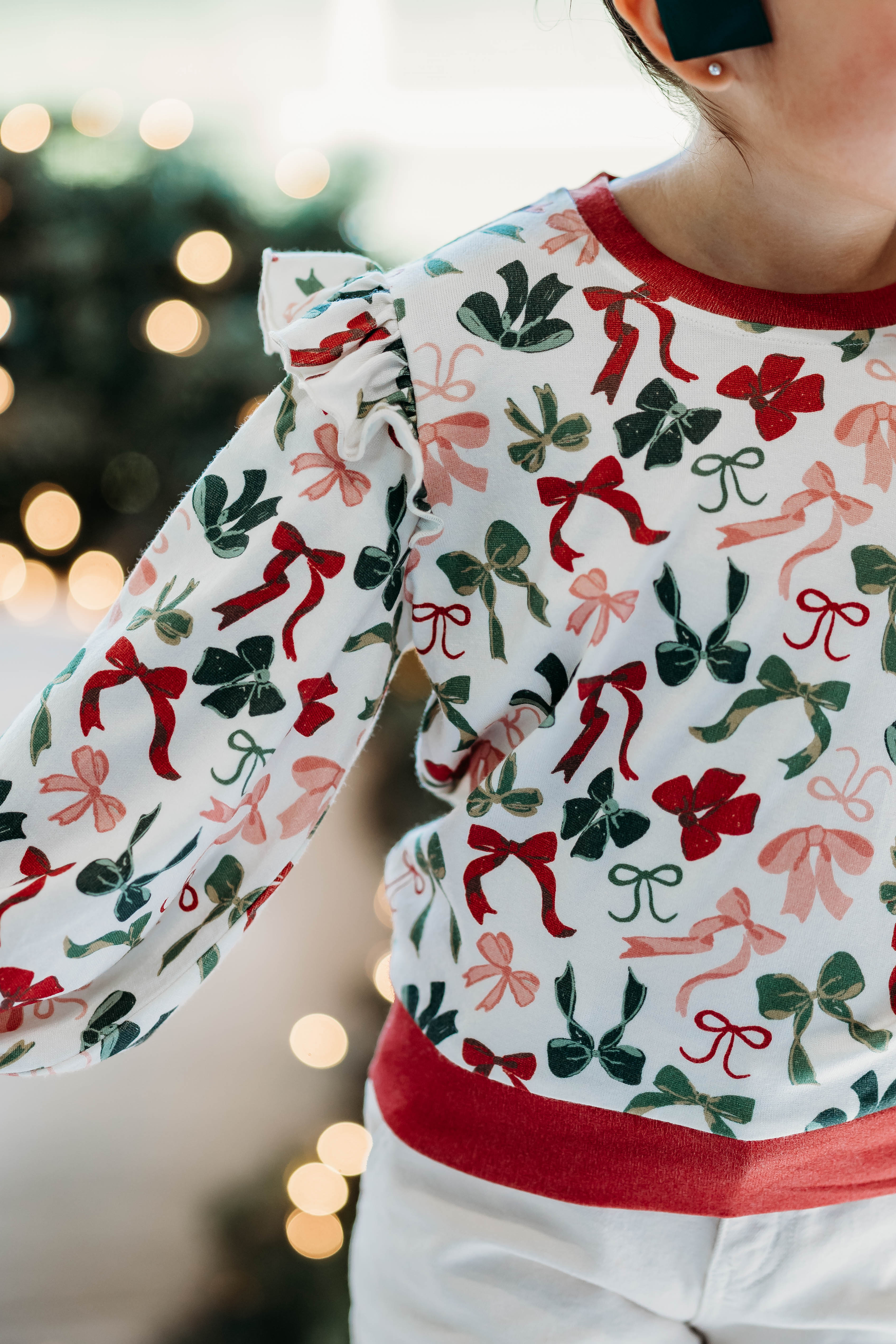 Opal Puff Sleeve Sweater - Merry Bows