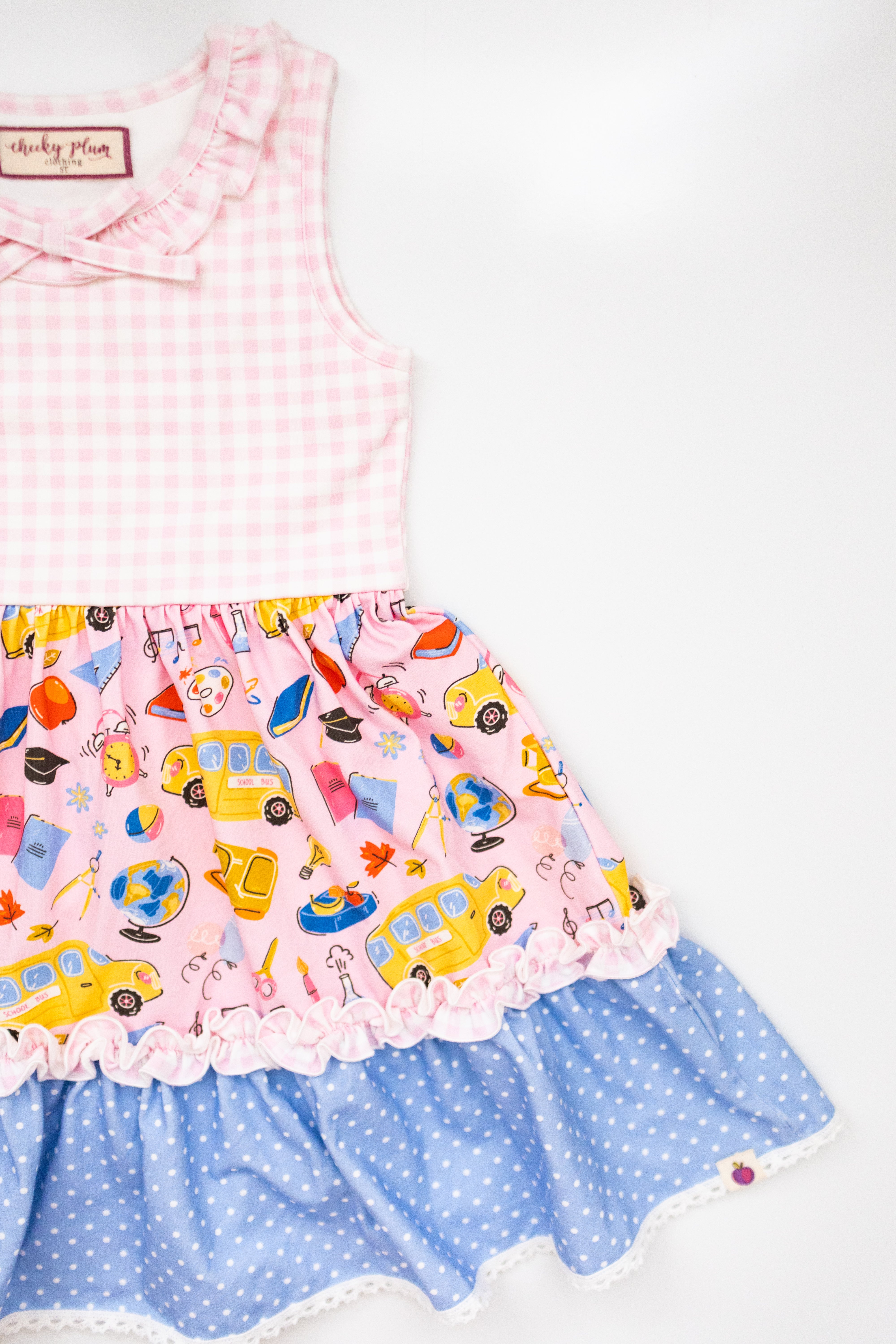 Annistyn Knit Dress - Bubblegum Academy