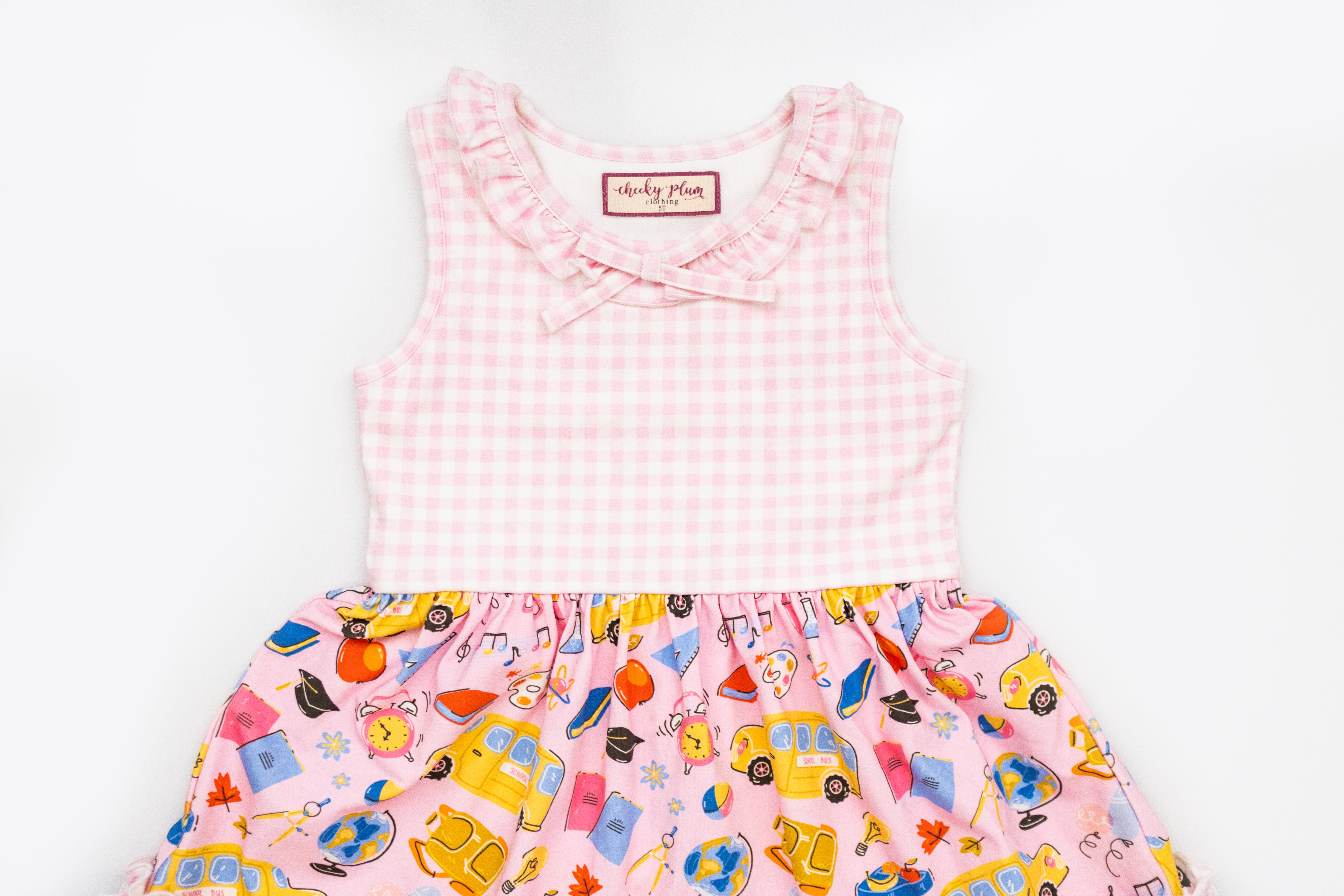 Annistyn Knit Dress - Bubblegum Academy