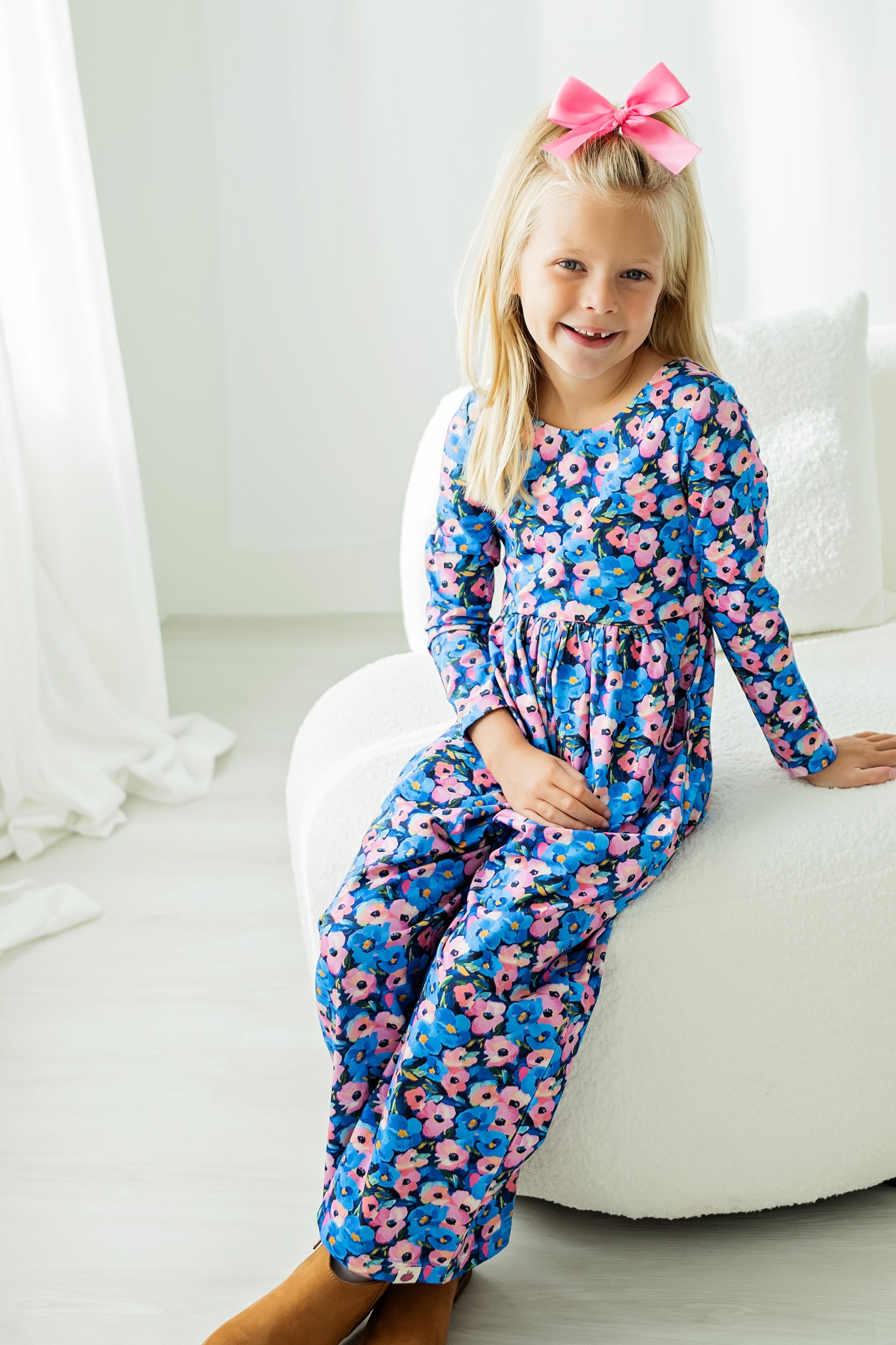 Ivy Romper - Storm Petal