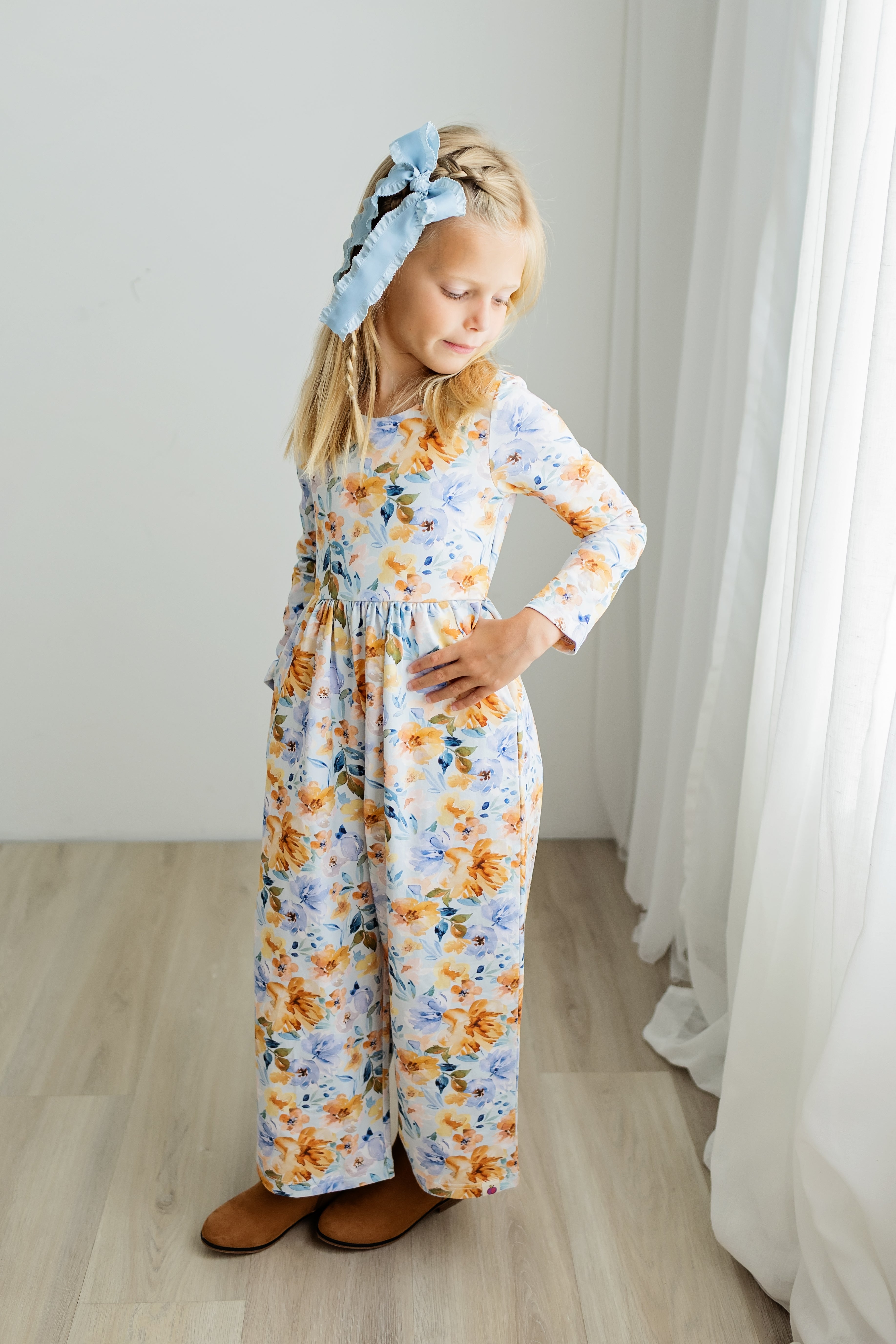 Ivy Romper - Azure & Amber