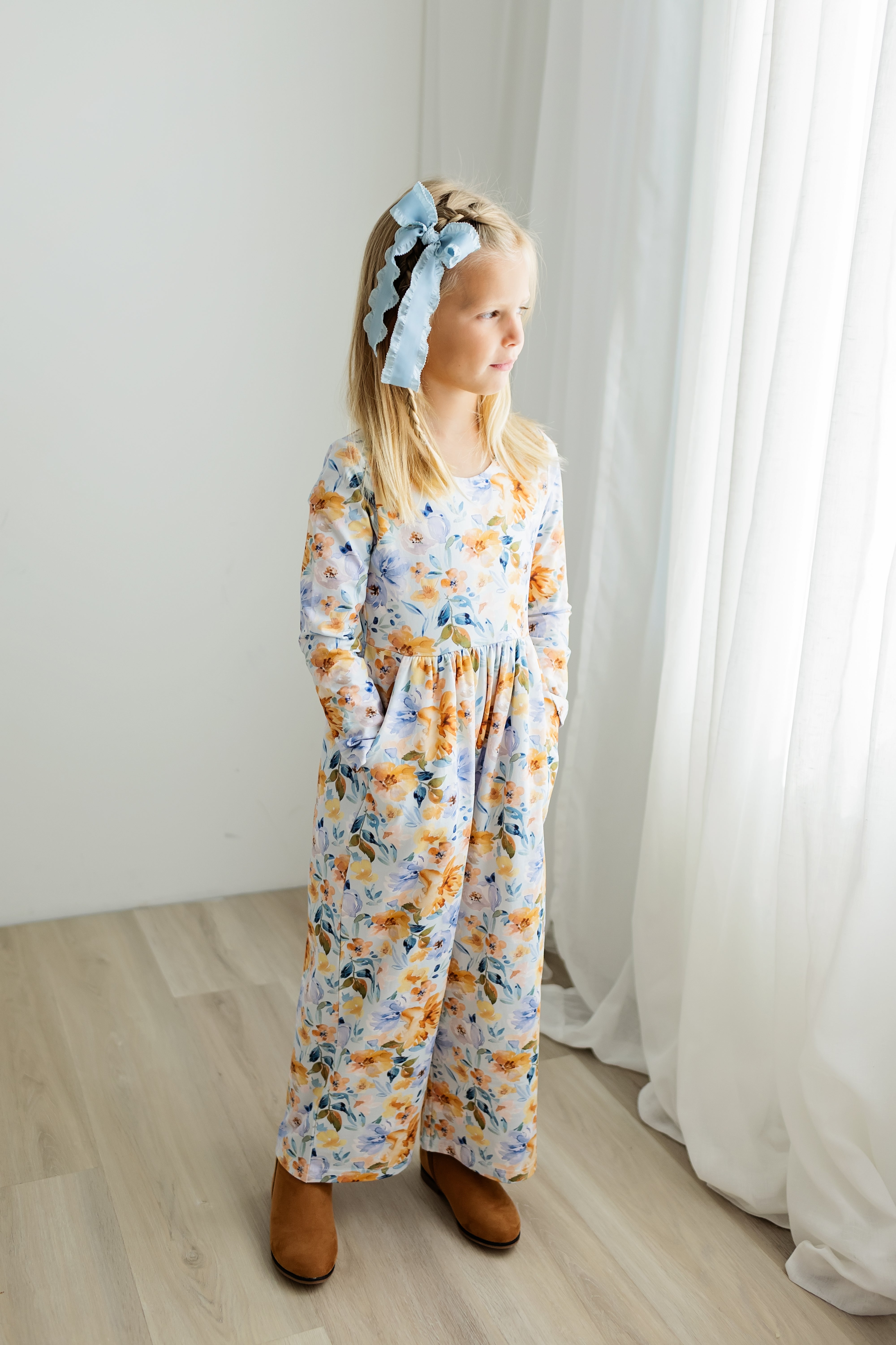 Ivy Romper - Azure & Amber