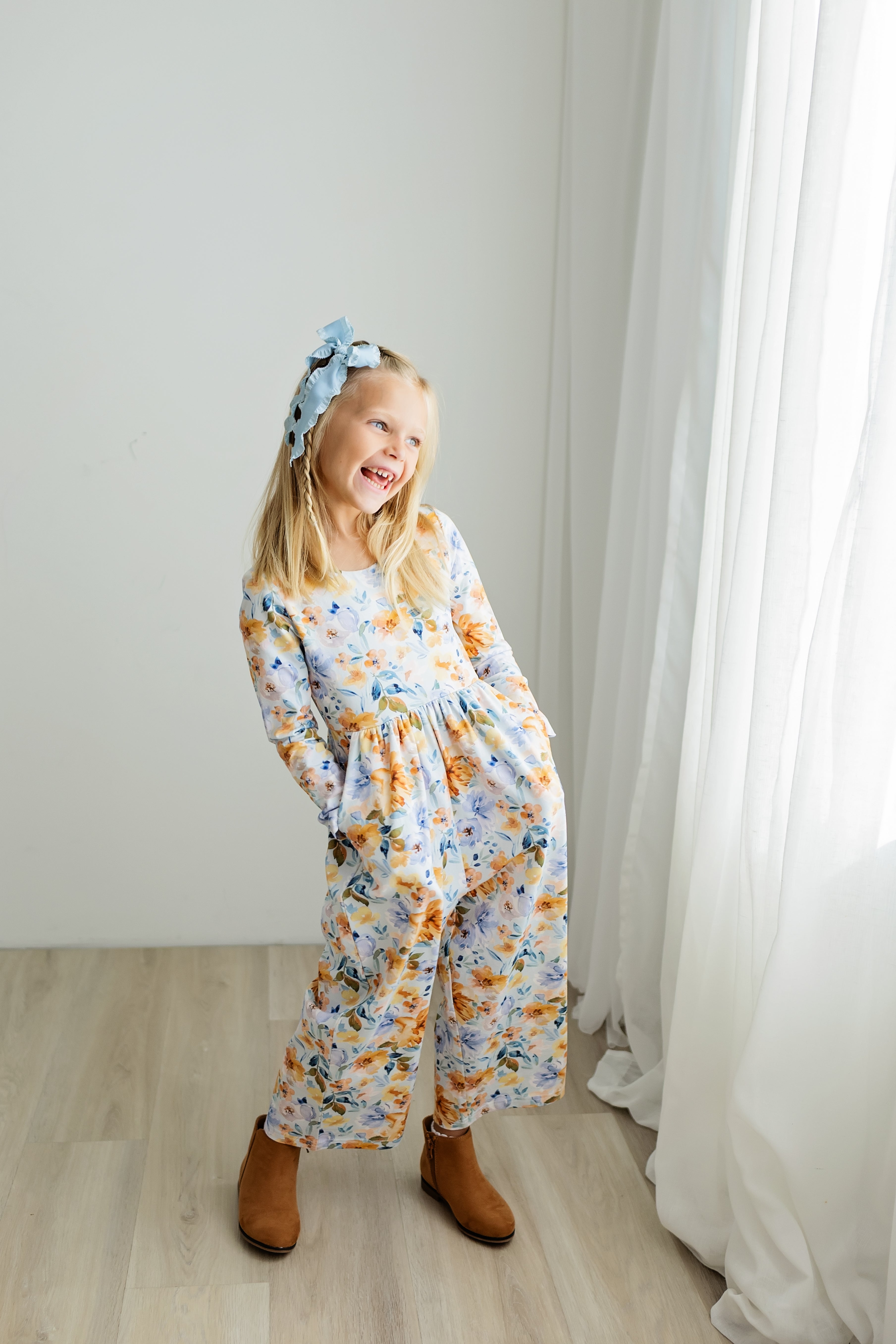 Ivy Romper - Azure & Amber