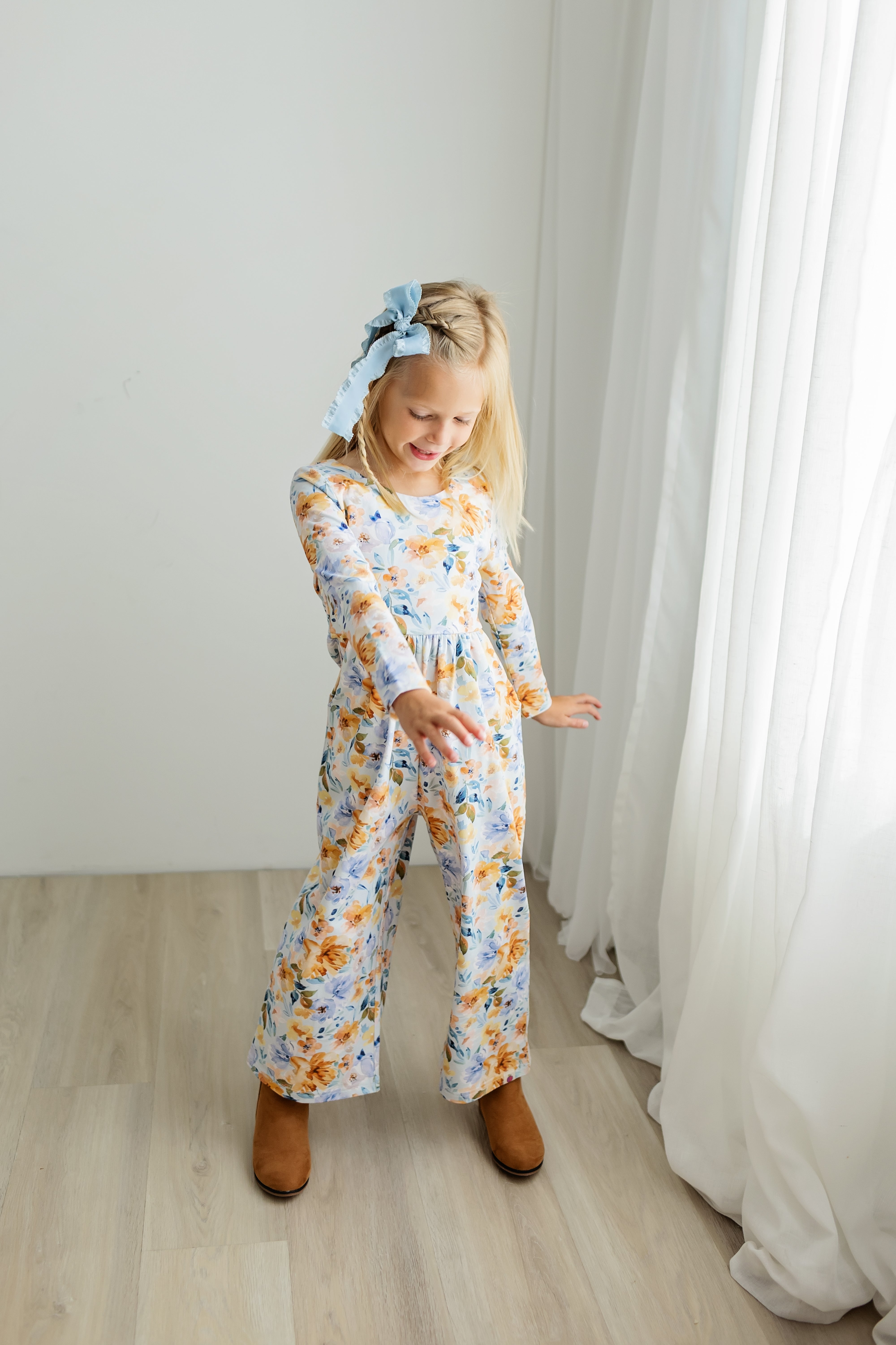 Ivy Romper - Azure & Amber