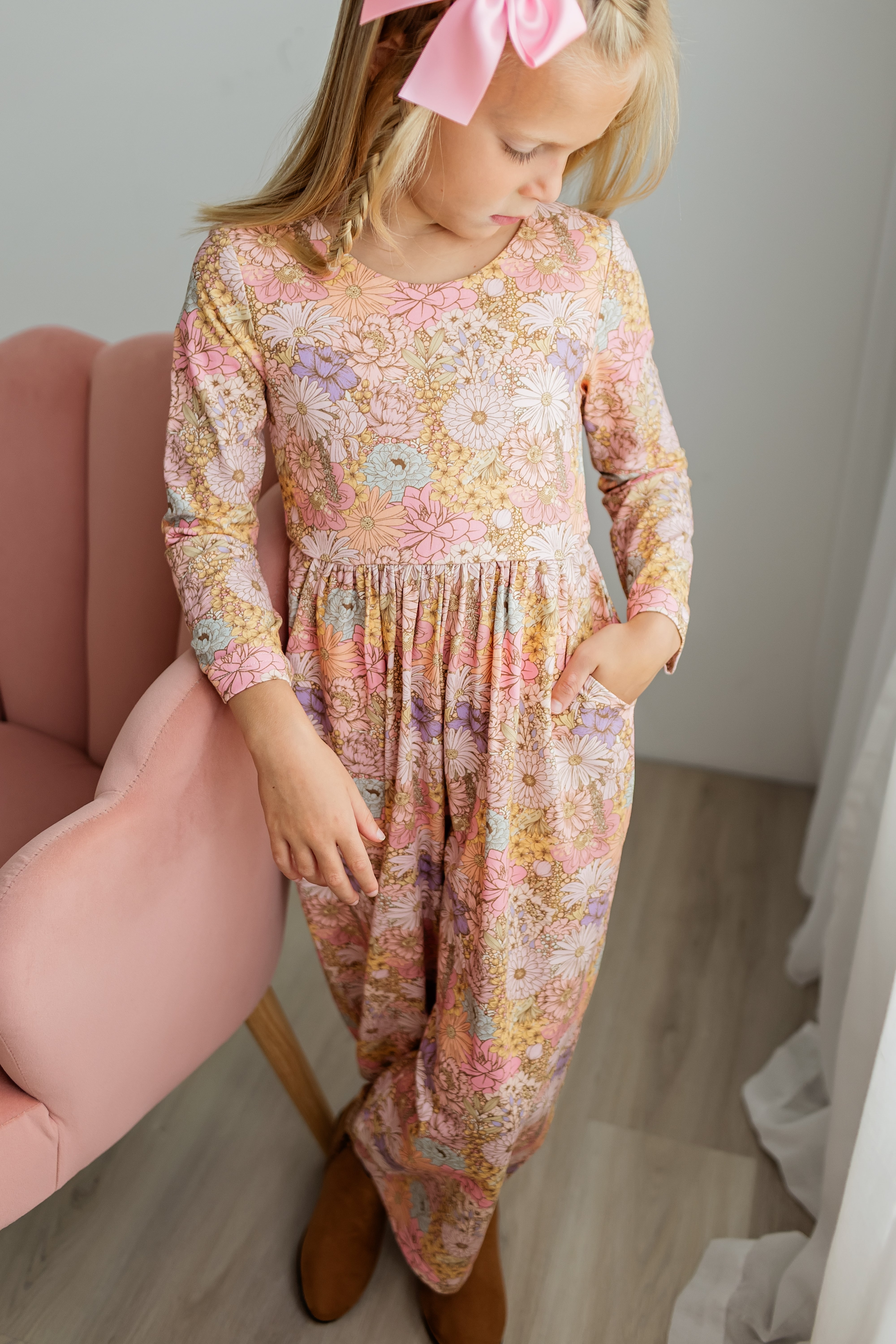Ivy Romper - Dusky Dahlia (Pre-Order)
