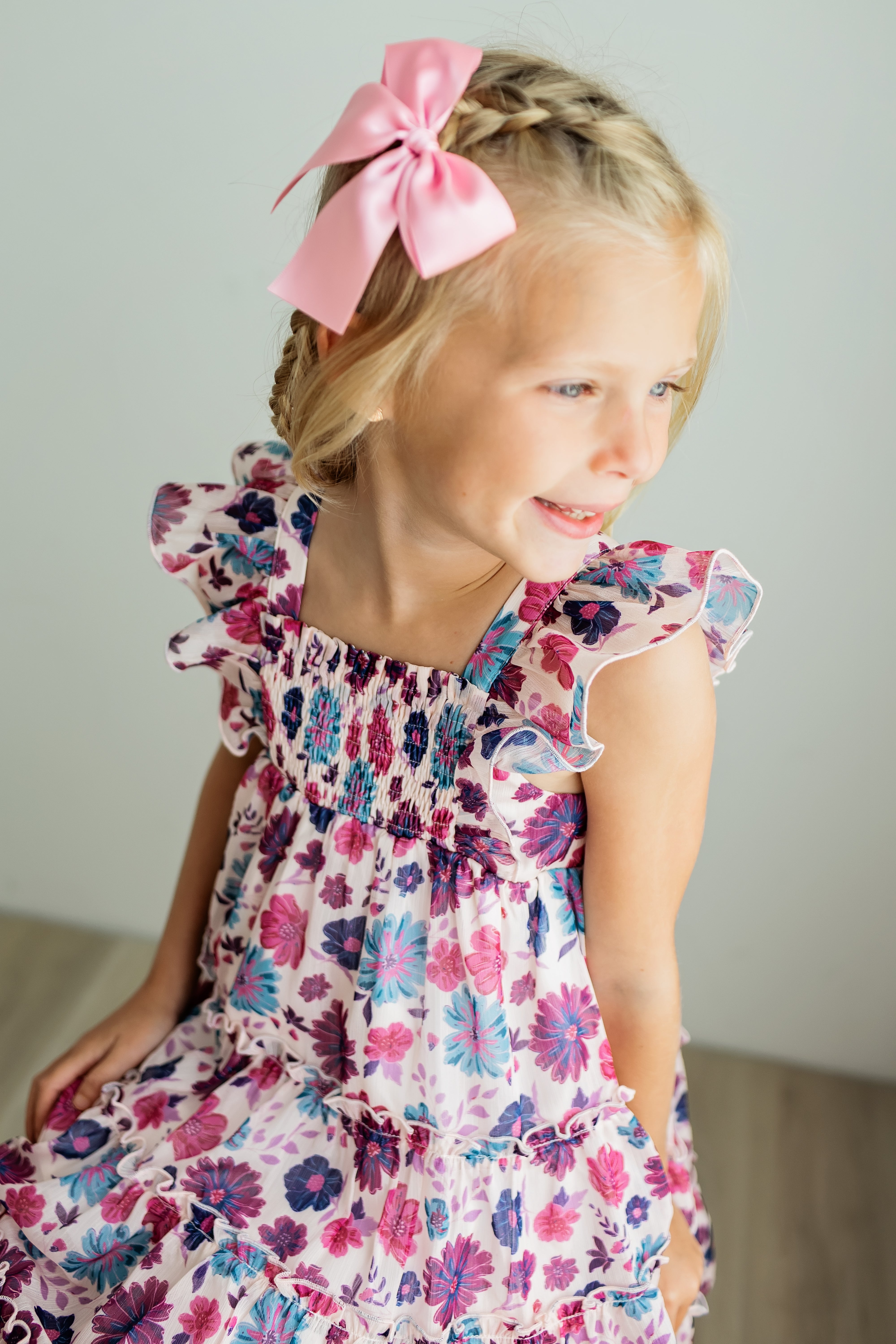 Brielle Shimmer Dress -Jewelbloom (Pre-Order)
