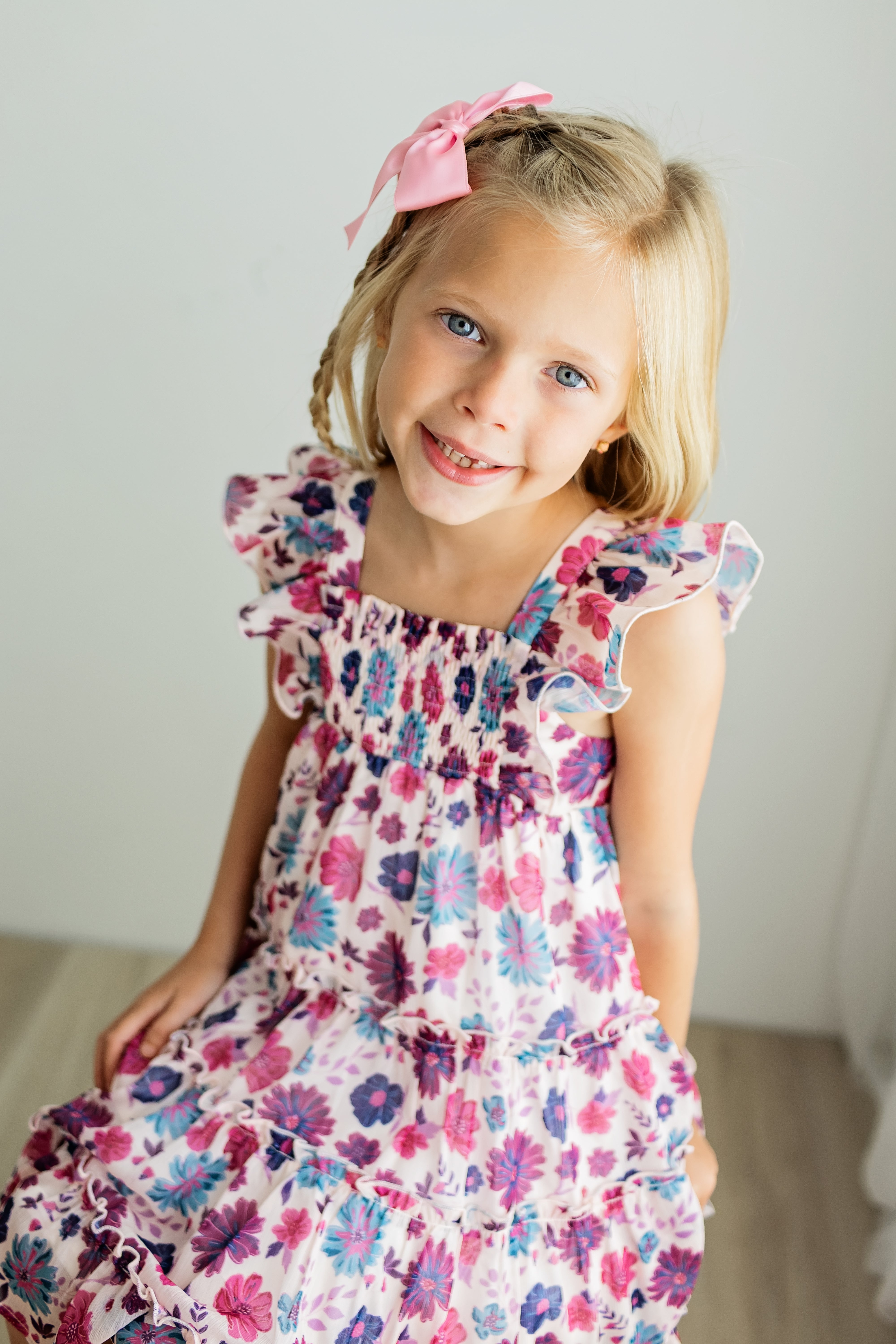 Brielle Shimmer Dress -Jewelbloom (Pre-Order)