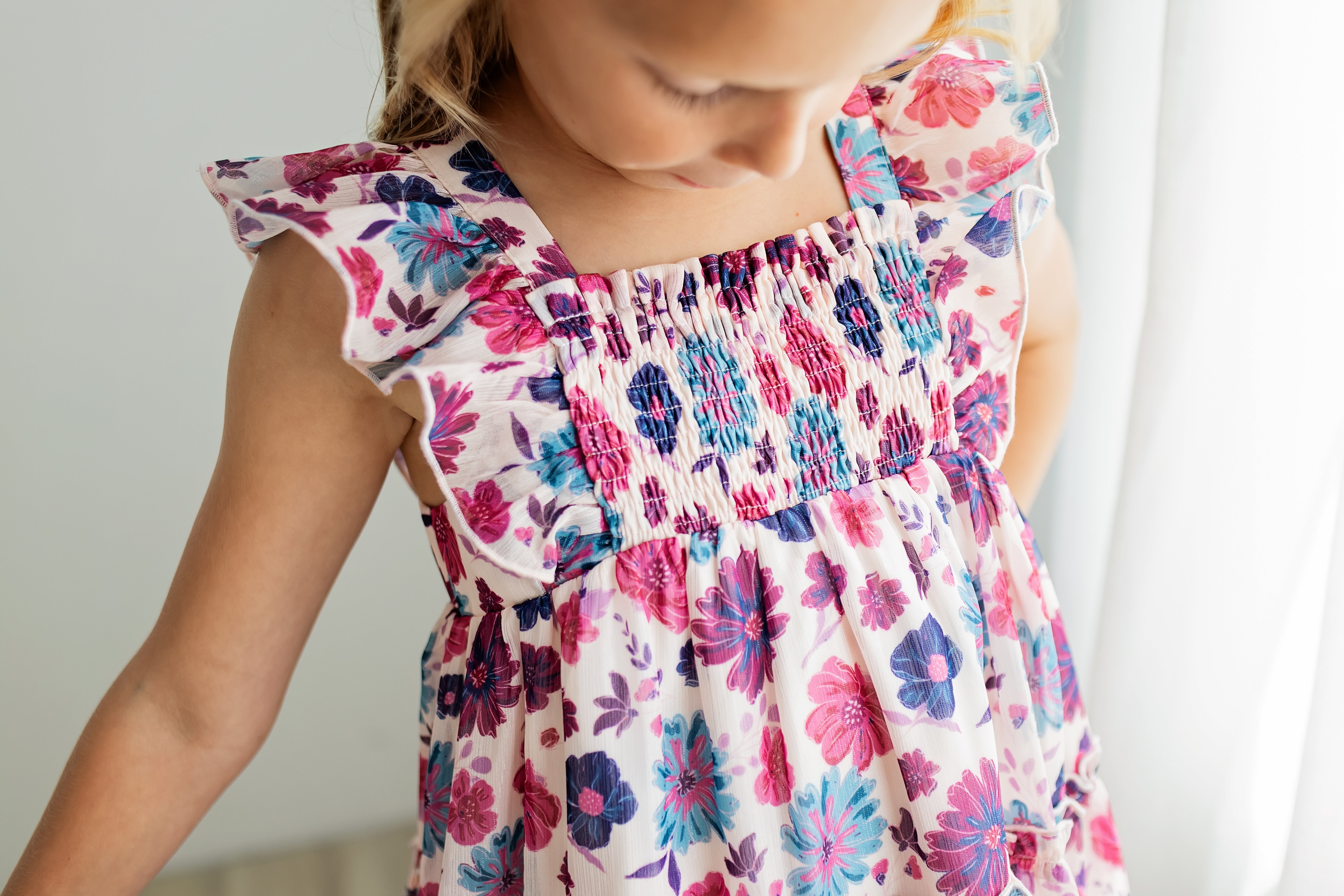 Brielle Shimmer Dress -Jewelbloom (Pre-Order)