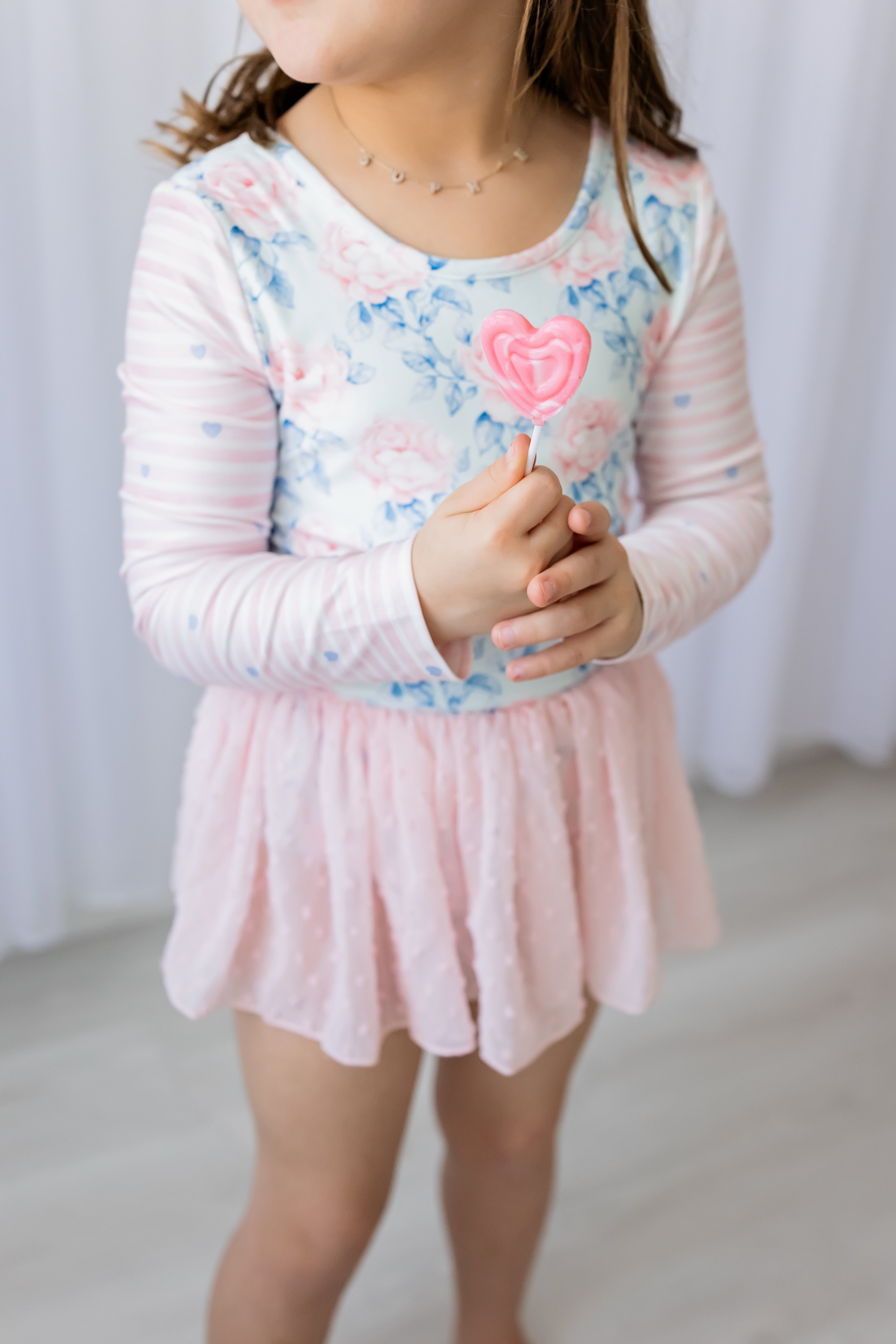 Farrah Clipdot Leotard - Blooming Grace