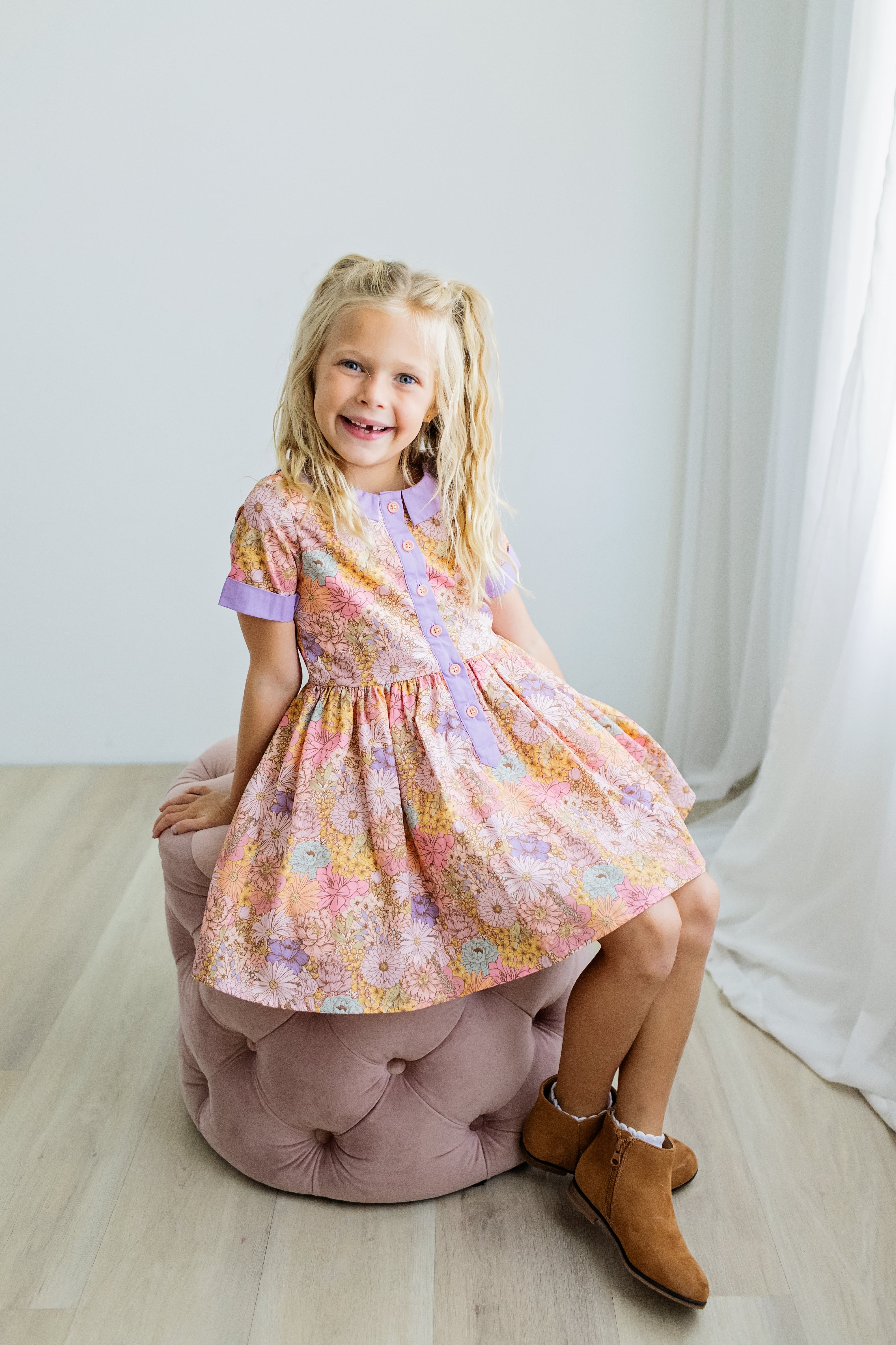 Ruby Mae Dress - Dusky Dahlia (Pre-Order)