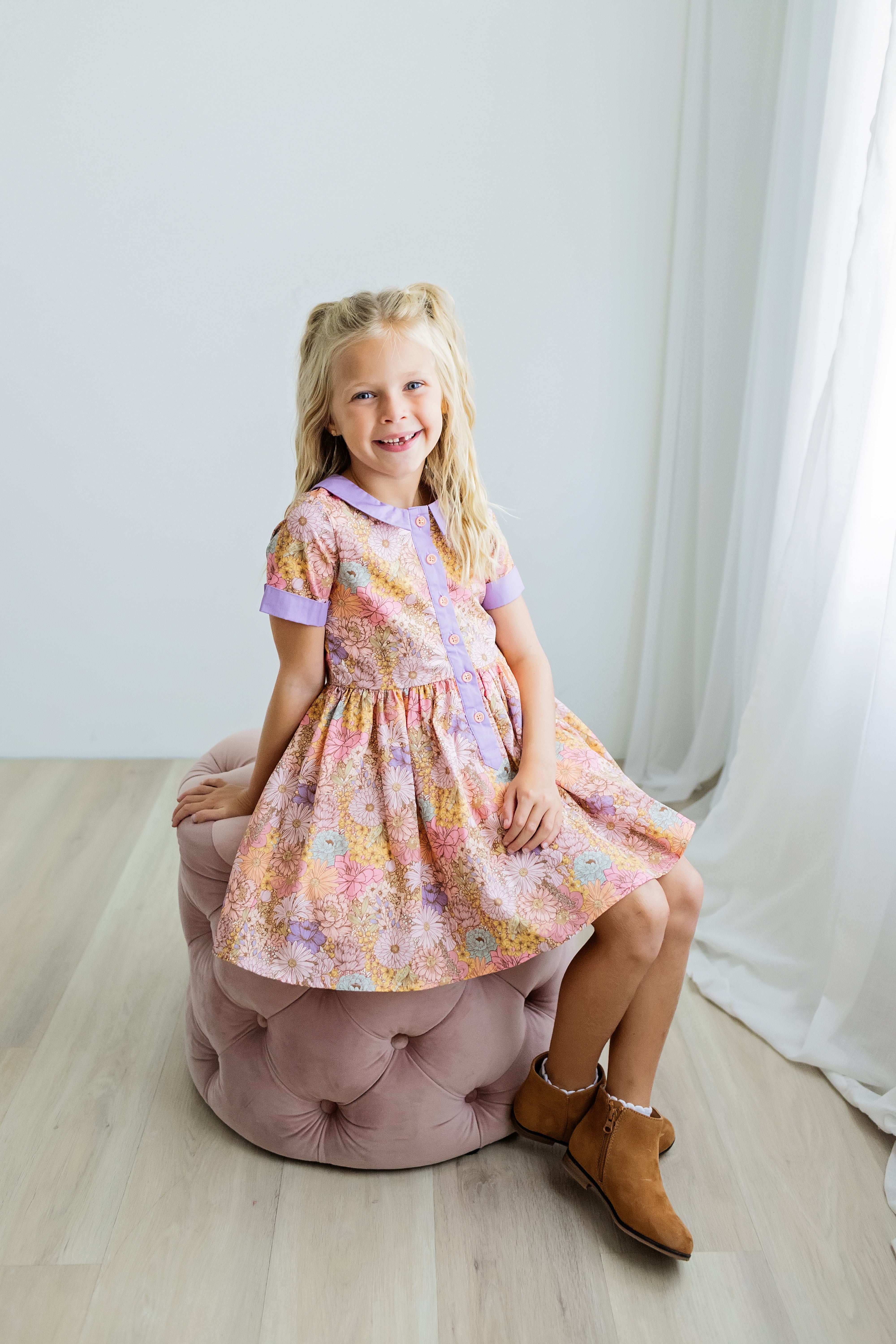 Ruby Mae Dress - Dusky Dahlia (Pre-Order)