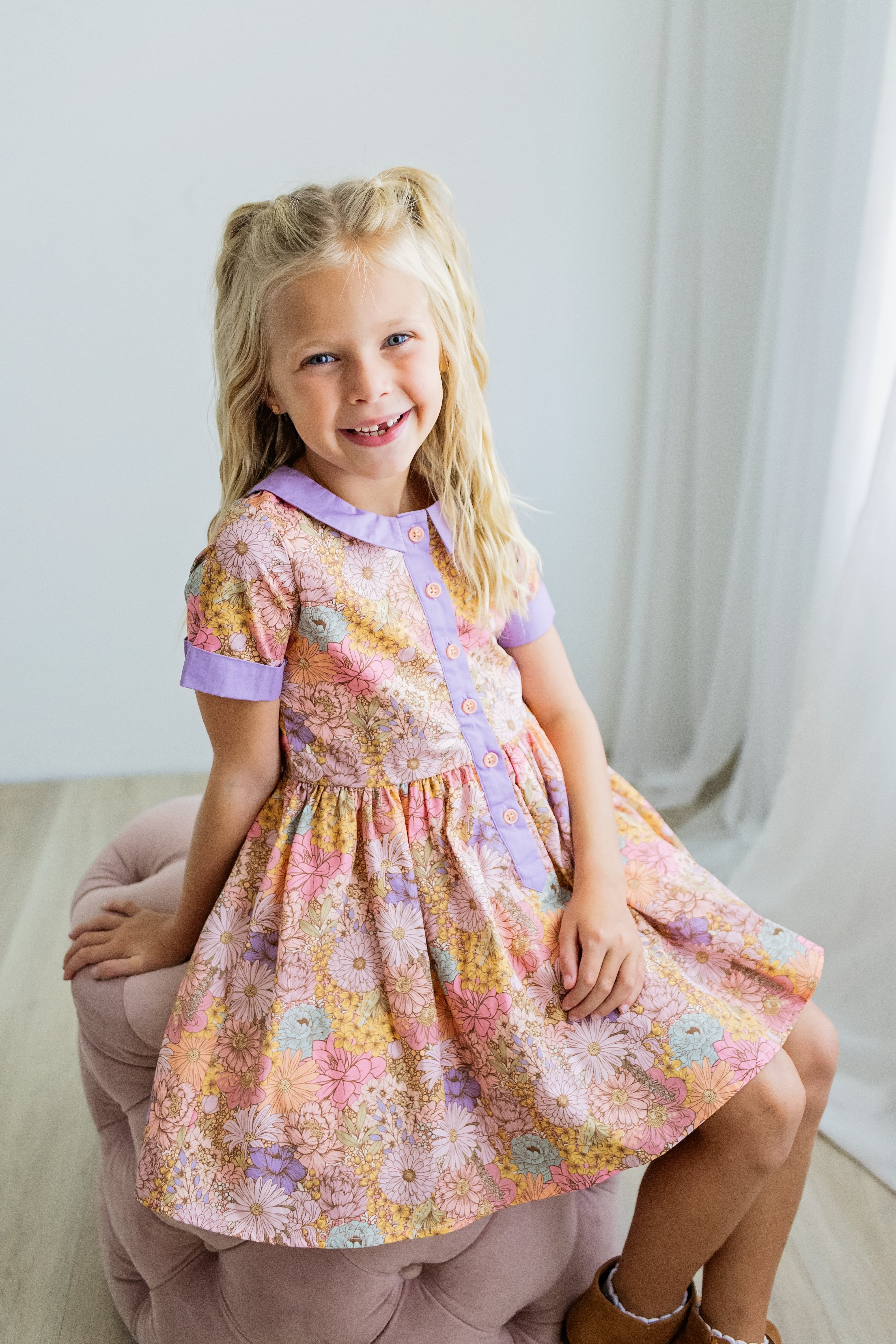 Ruby Mae Dress - Dusky Dahlia (Pre-Order)