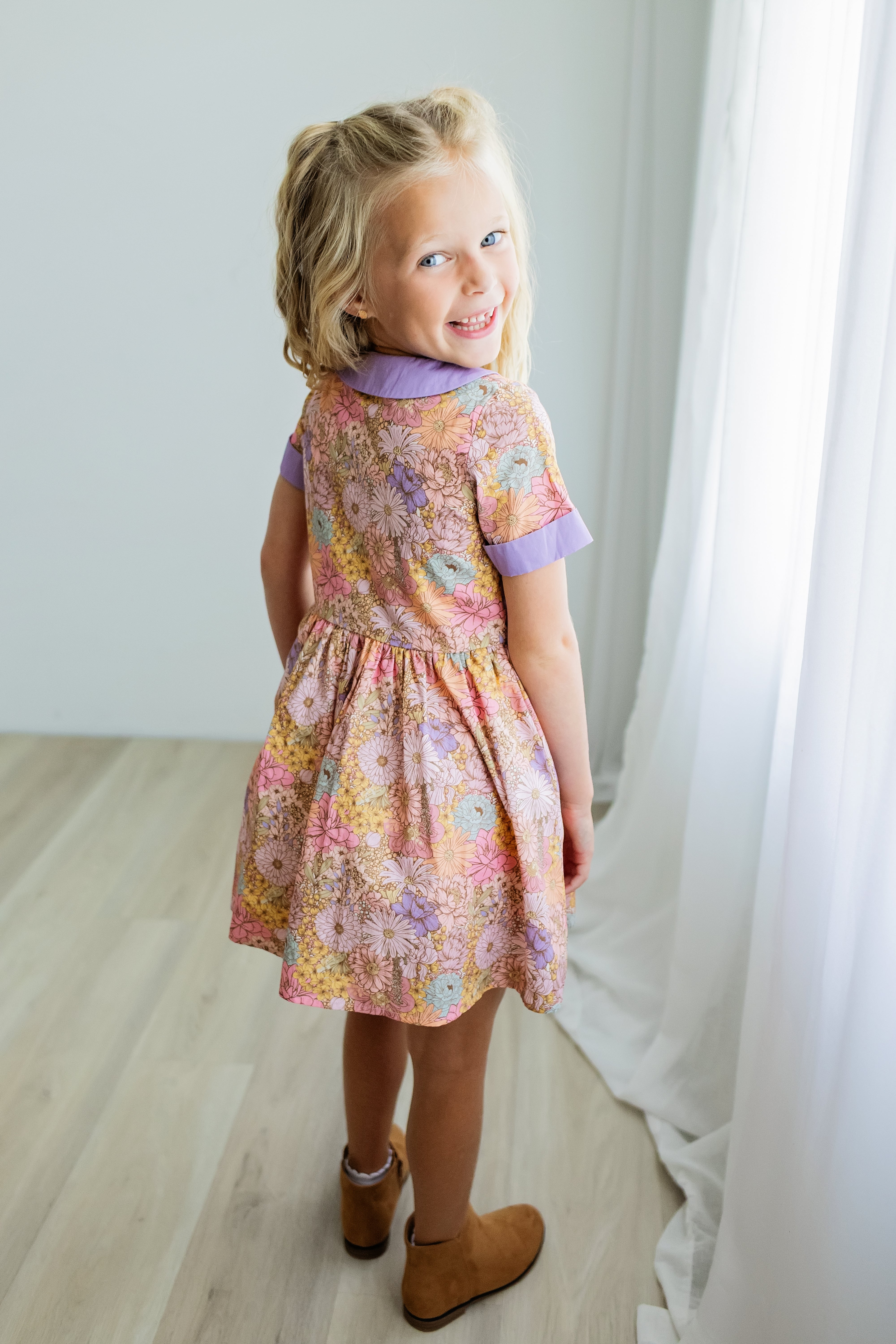 Ruby Mae Dress - Dusky Dahlia (Pre-Order)