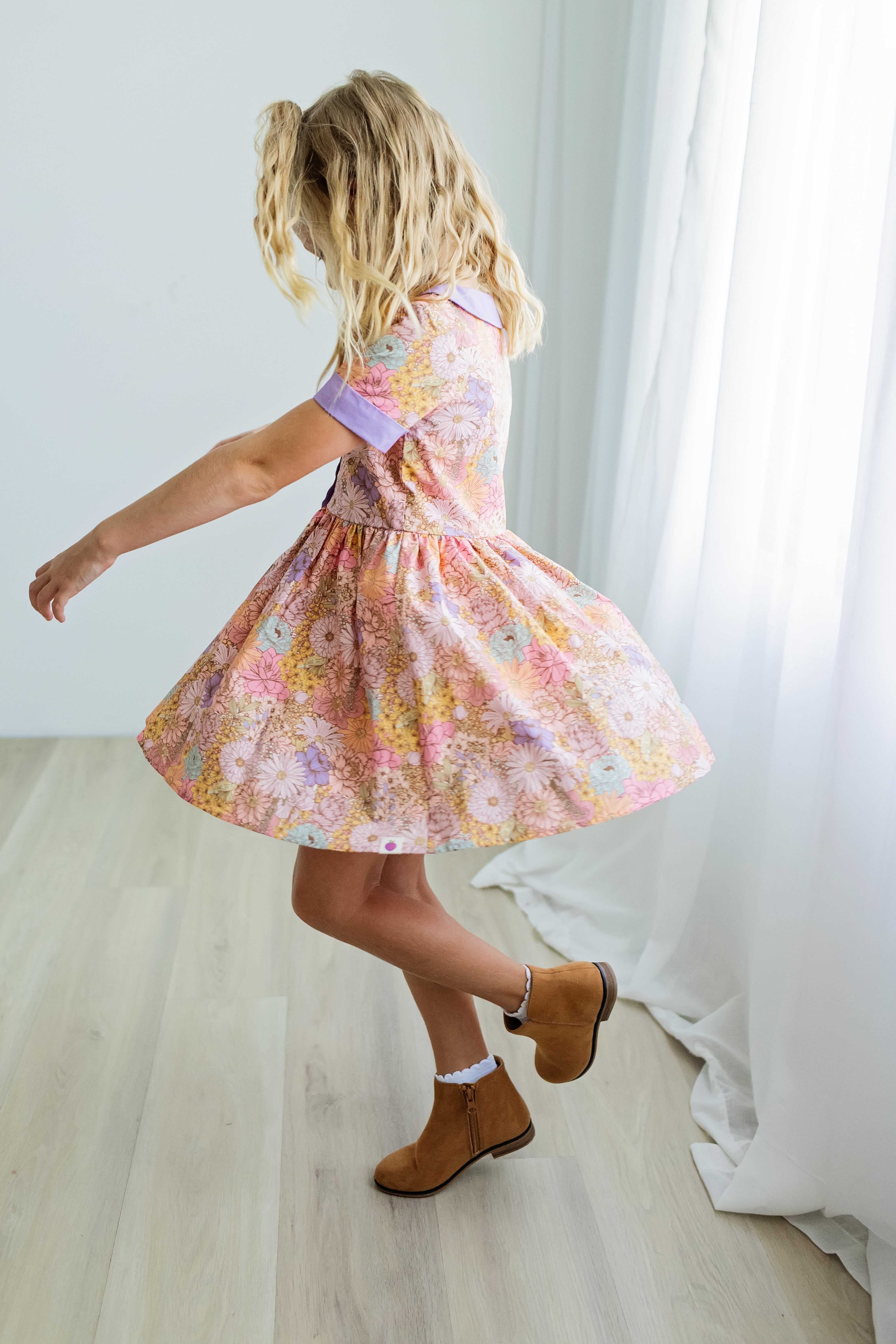 Ruby Mae Dress - Dusky Dahlia (Pre-Order)