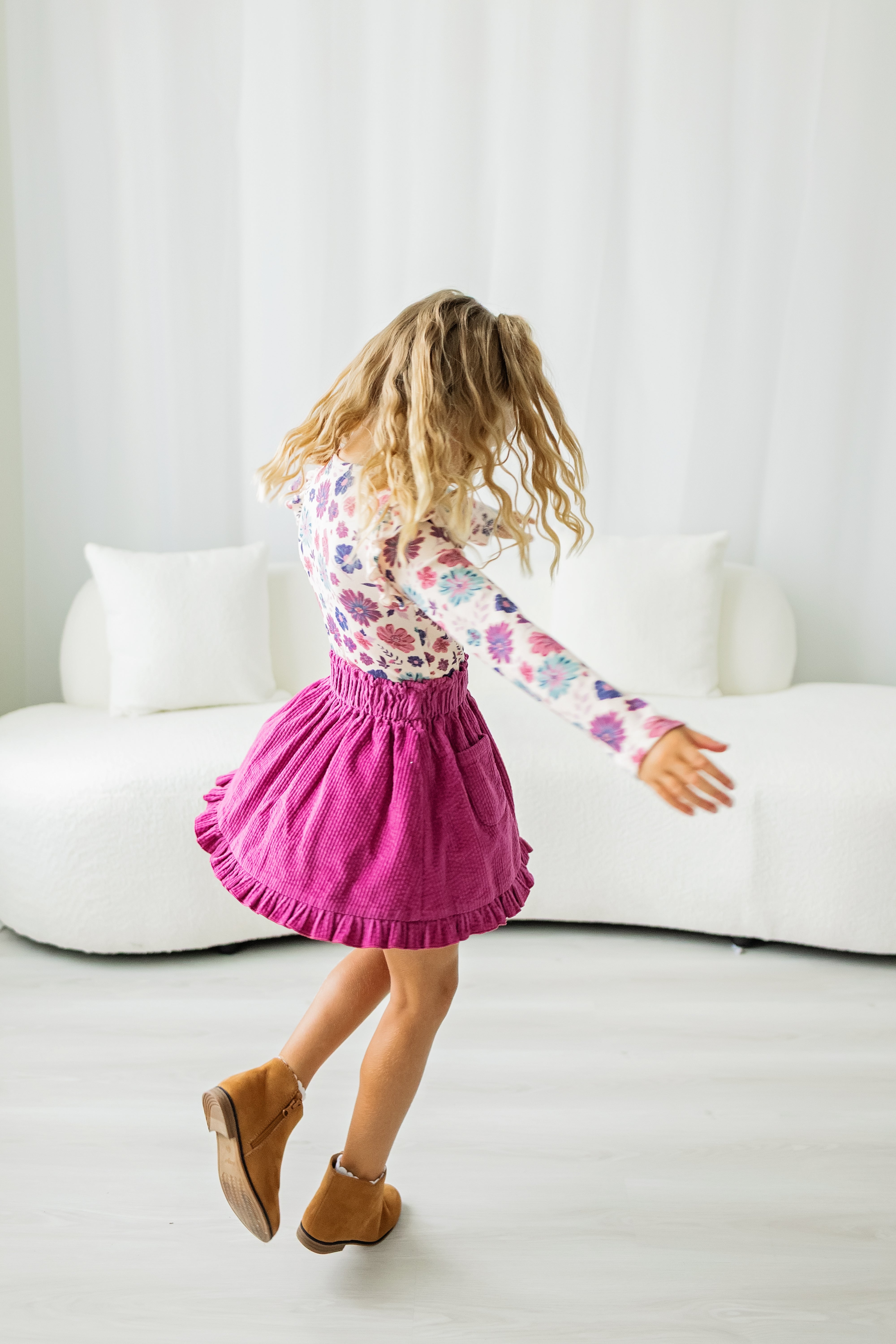 Vienna Corduroy Skirt - Jewelbloom