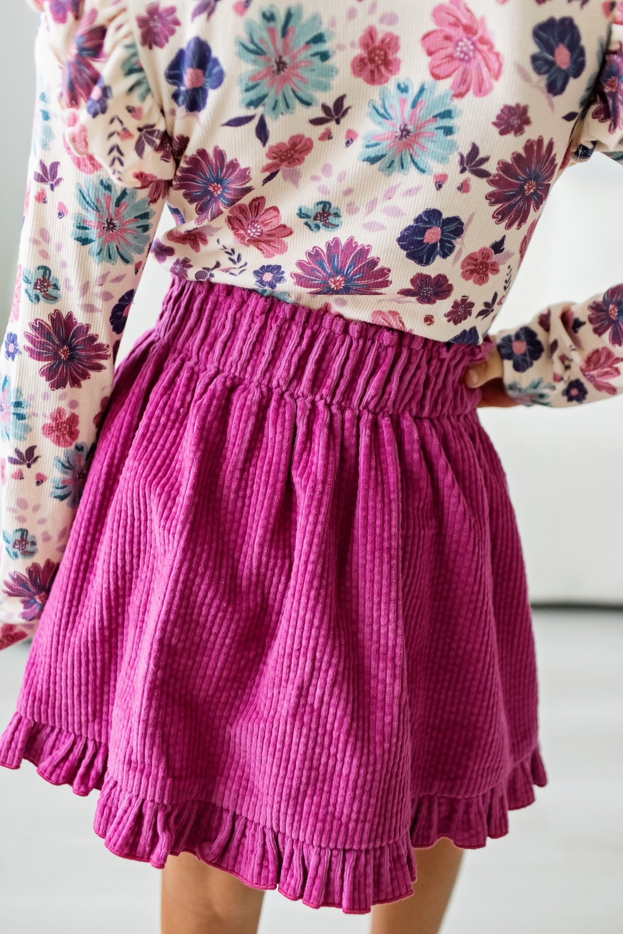 Vienna Corduroy Skirt - Jewelbloom