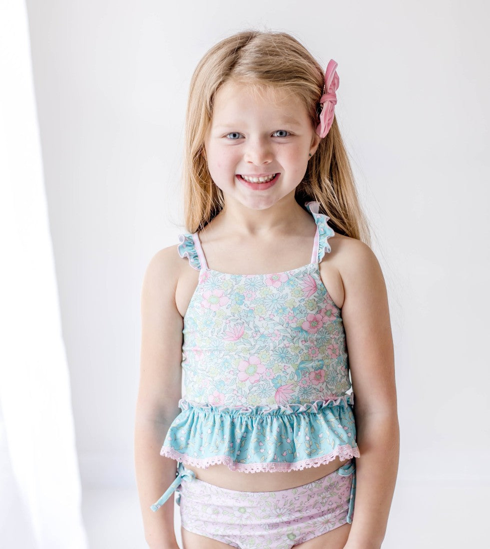 Selah Tankini Swimsuit - Rose Water Blossom