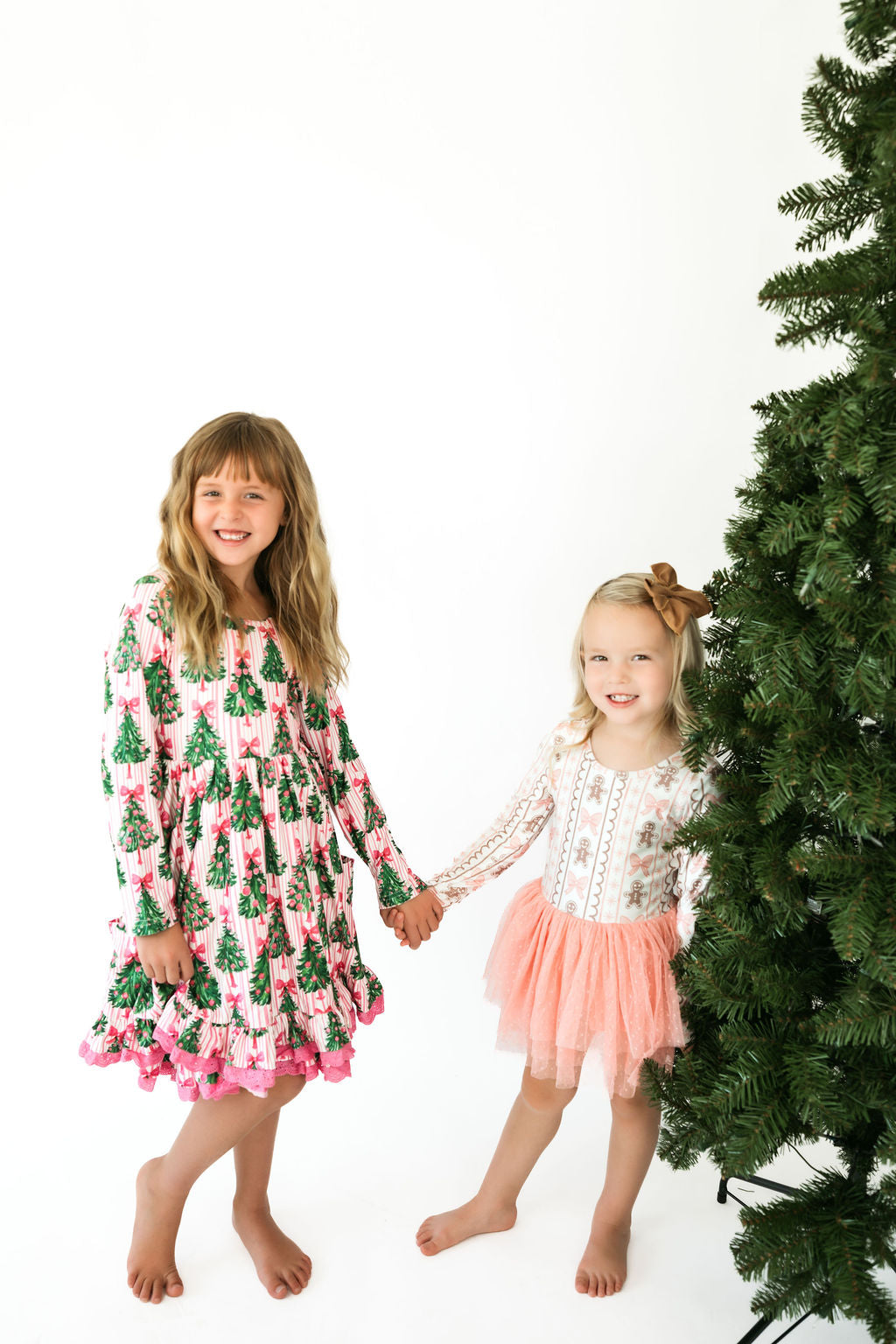Myra Dress - Merry Pink Pines (Pre-Order ships end of October)