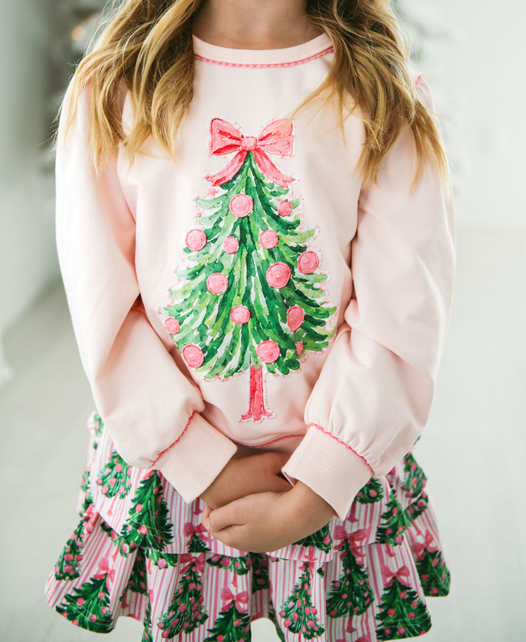 Sweater - Merry Pink Pines (Pre-Order ships early November)