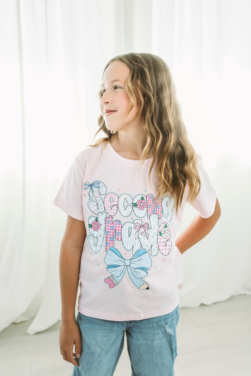 Graphic Tee - Second Grade Sweet Meadow