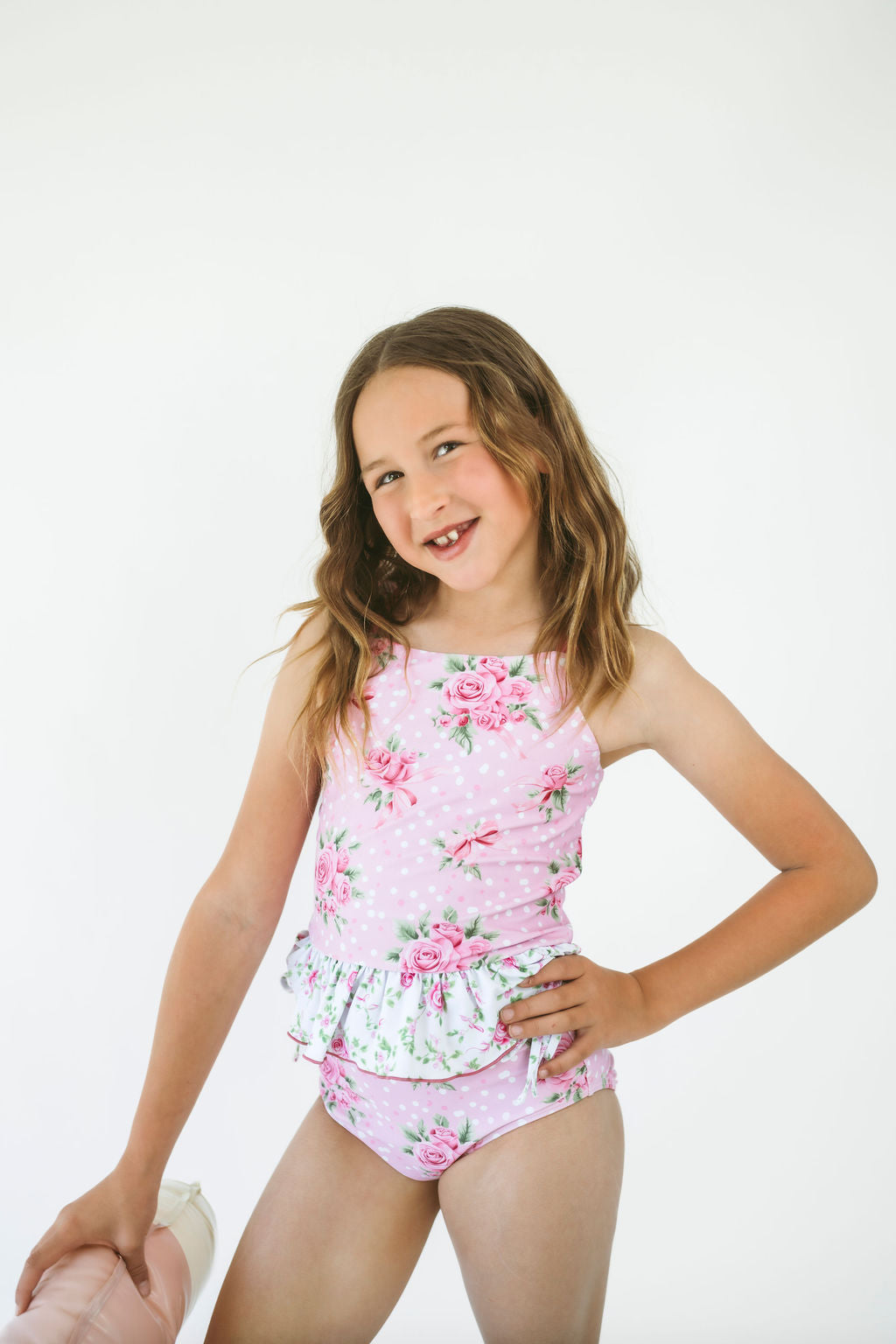 Selah Tankini Swimsuit - Shabby Rose