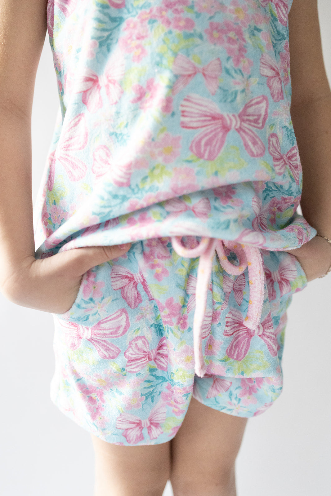 Terry Cloth Swim Cover Set - A Bow To Remember (Pre-Order)