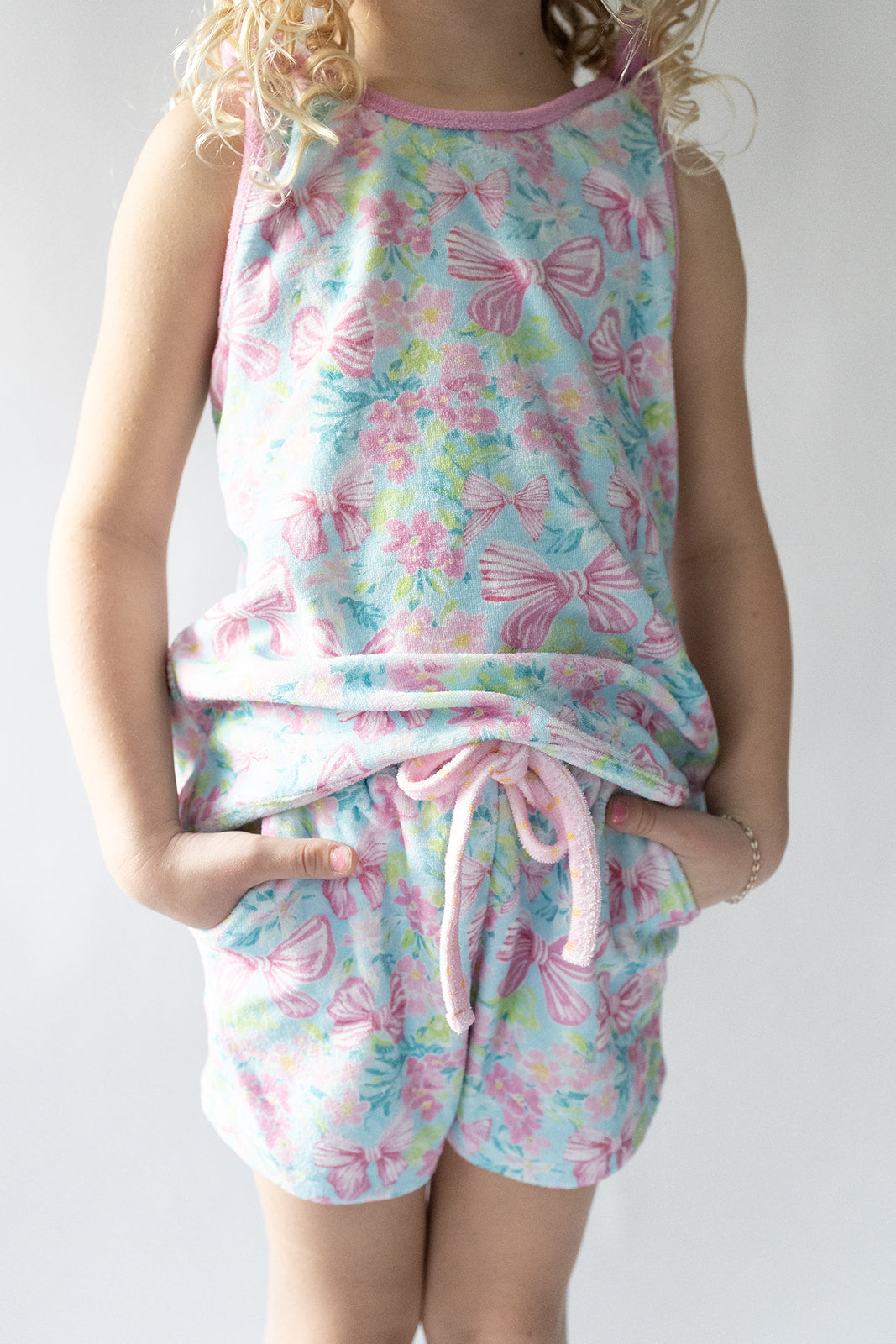 Terry Cloth Swim Cover Set - A Bow To Remember (Pre-Order)