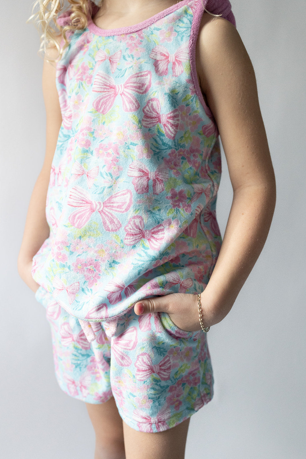 Terry Cloth Swim Cover Set - A Bow To Remember (Pre-Order)