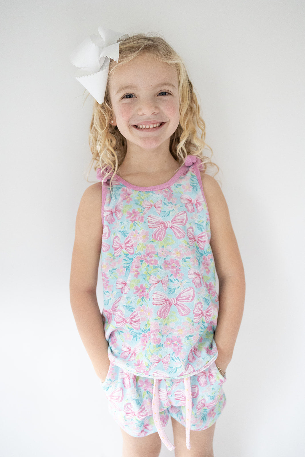 Terry Cloth Swim Cover Set - A Bow To Remember (Pre-Order)